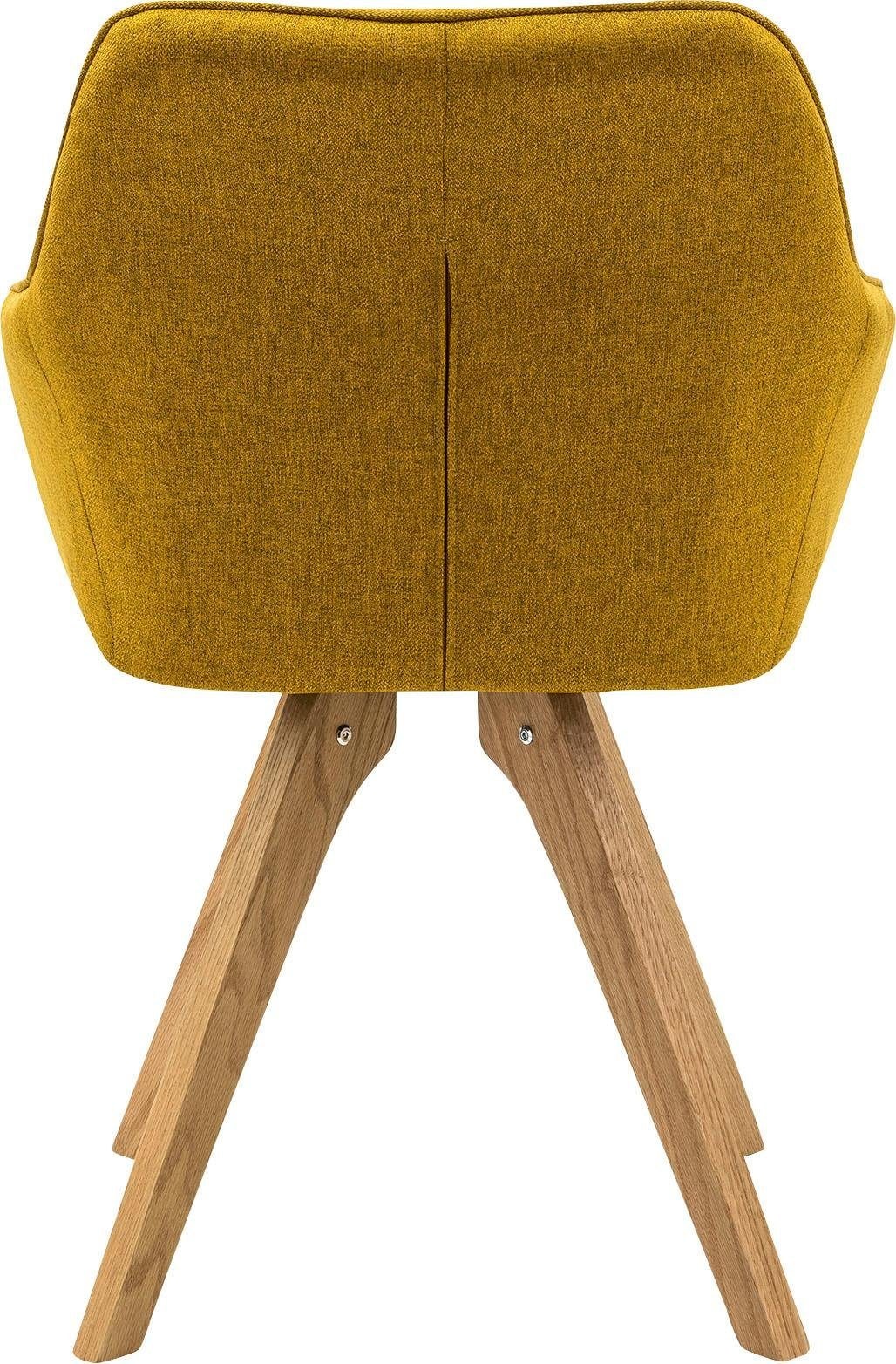 SalesFever Esszimmerstuhl »Bequemer Stuhl« (Set) 2 Stk.Elegantes 2er-Set, Rückenlehne mit Diamantsteppung