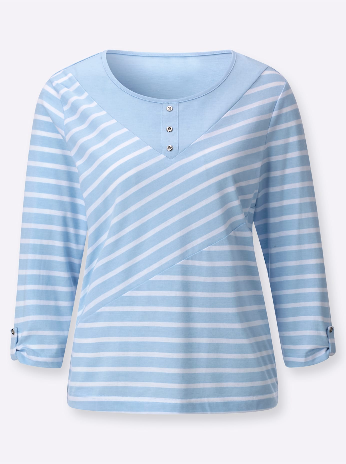 Casual Looks T-shirt à manches 3/4 »Ringelshirt« 1 pièces