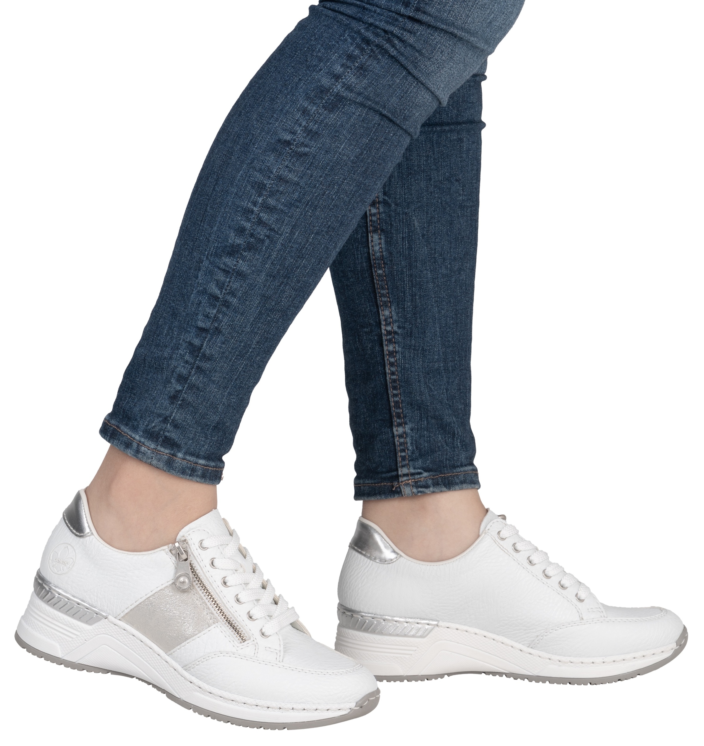 Rieker Keilsneaker  , Schnürschuh, Halbschuh, Sneaker mit loser Einlage, schmale Form