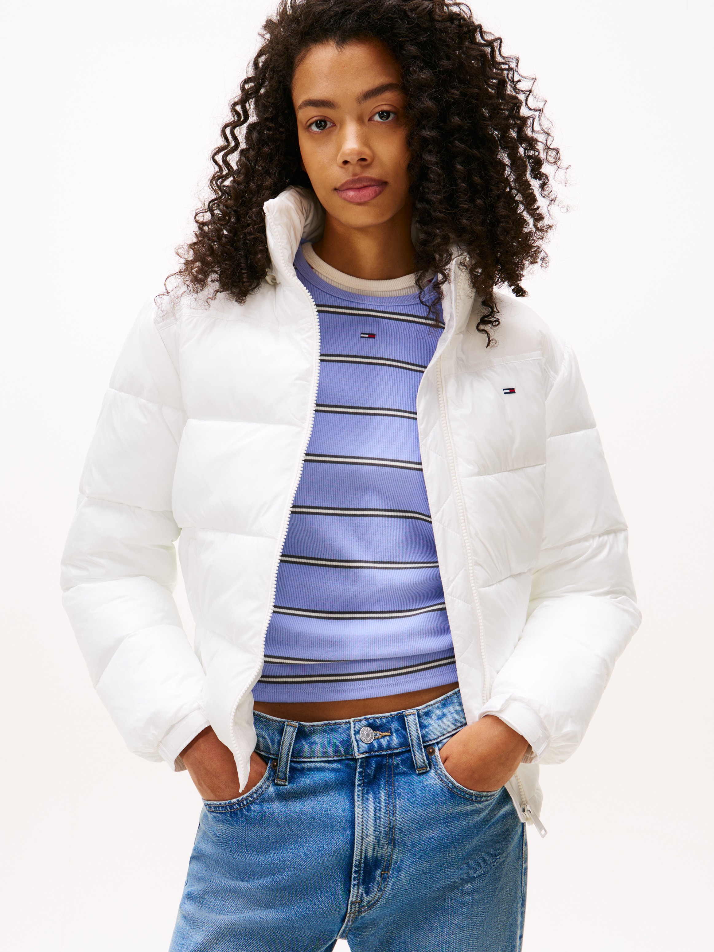 Tommy Jeans Steppjacke »TJW PCKBL HOOD ESS PUFFER EXT«