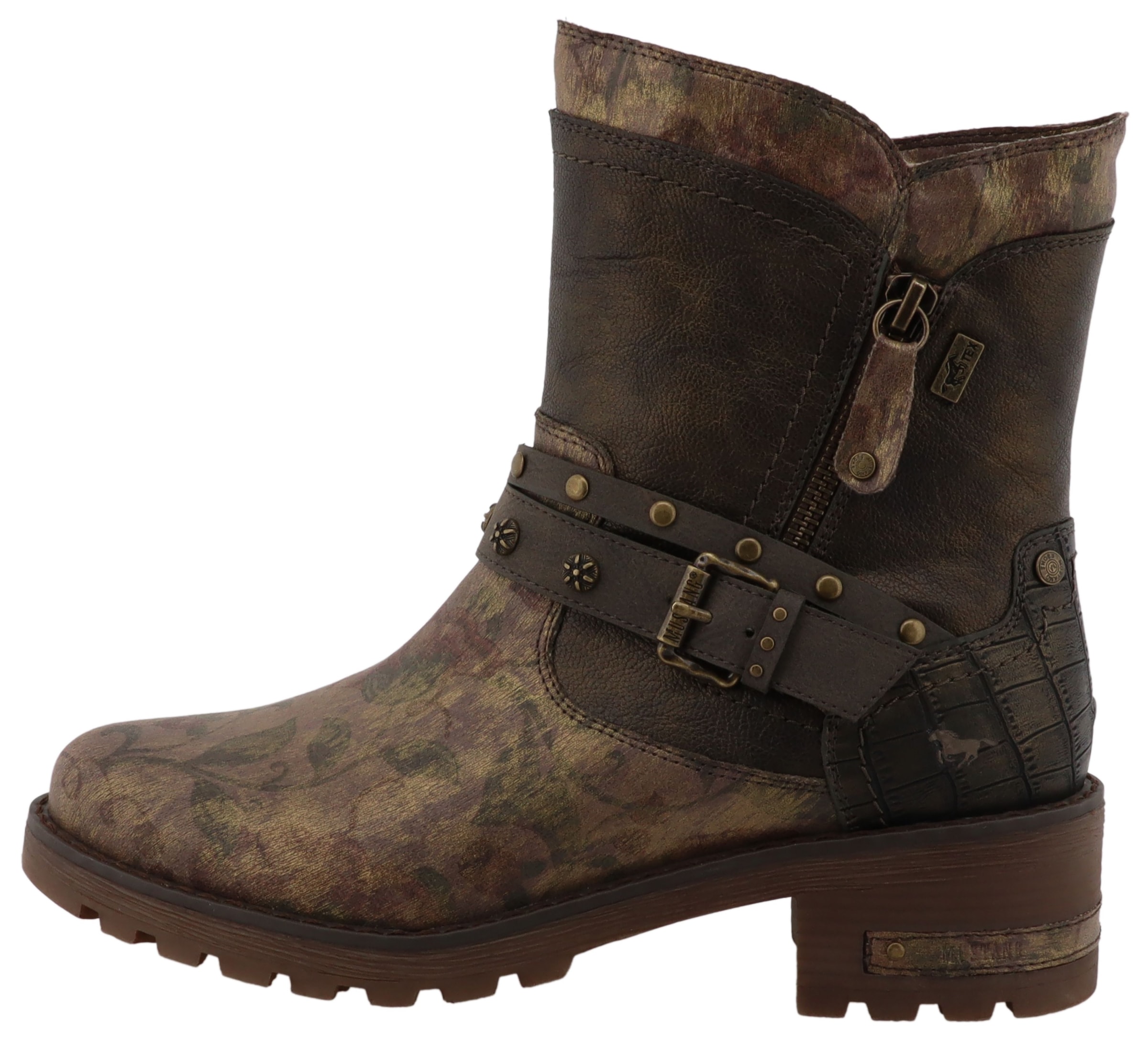 Mustang Shoes Bottes d'hiver »Haukea«  Bottes biker à talon bloc