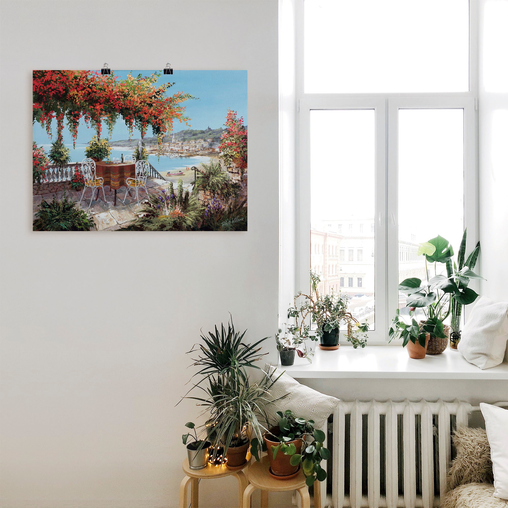 Artland Fresque murale »Macht mein Tag perfekt« 1 cuis tlg. als Leinwandbild, Poster in verschied. Grössen