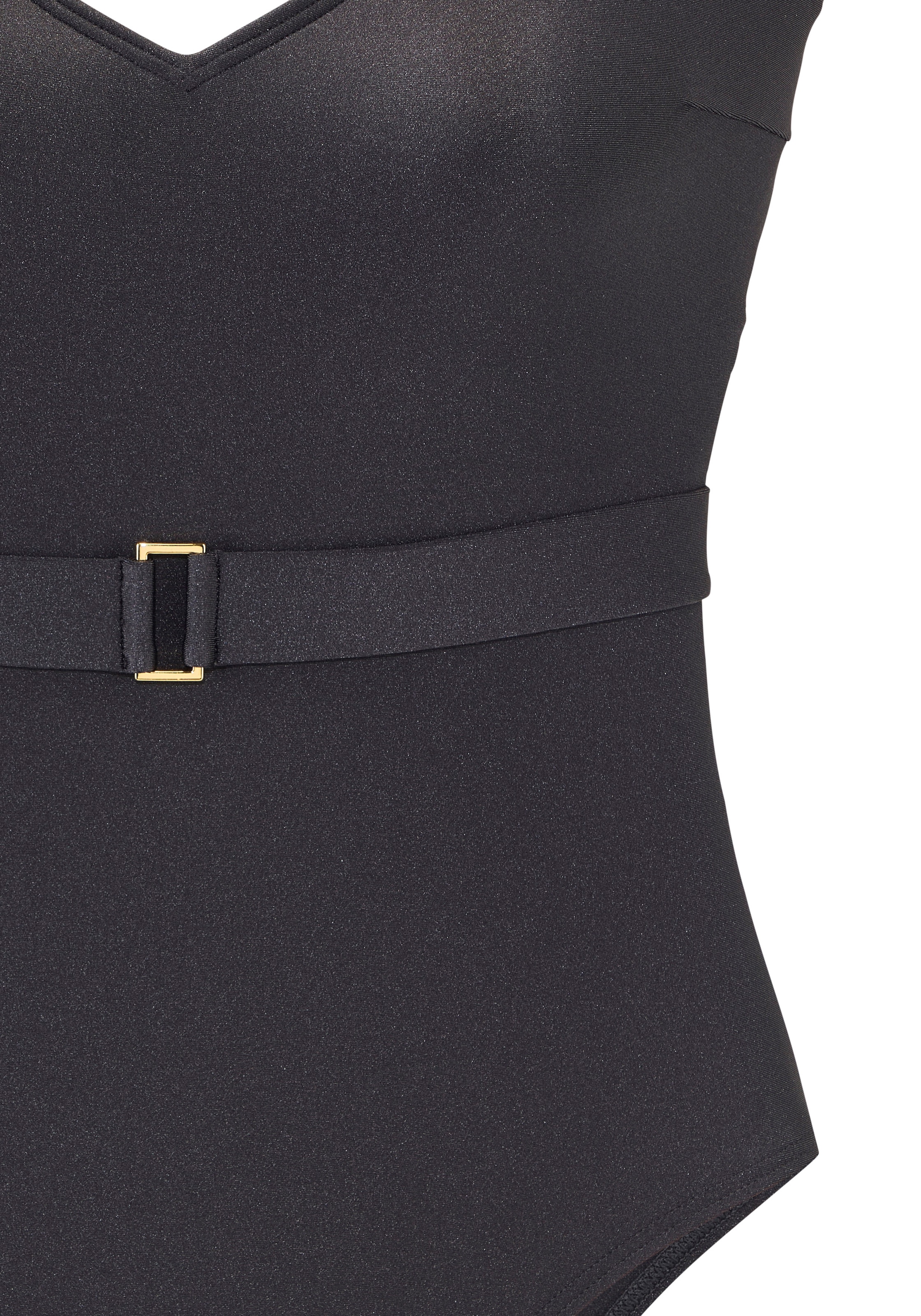 LASCANA Maillot de bain Mit goldfarbener Schnalle