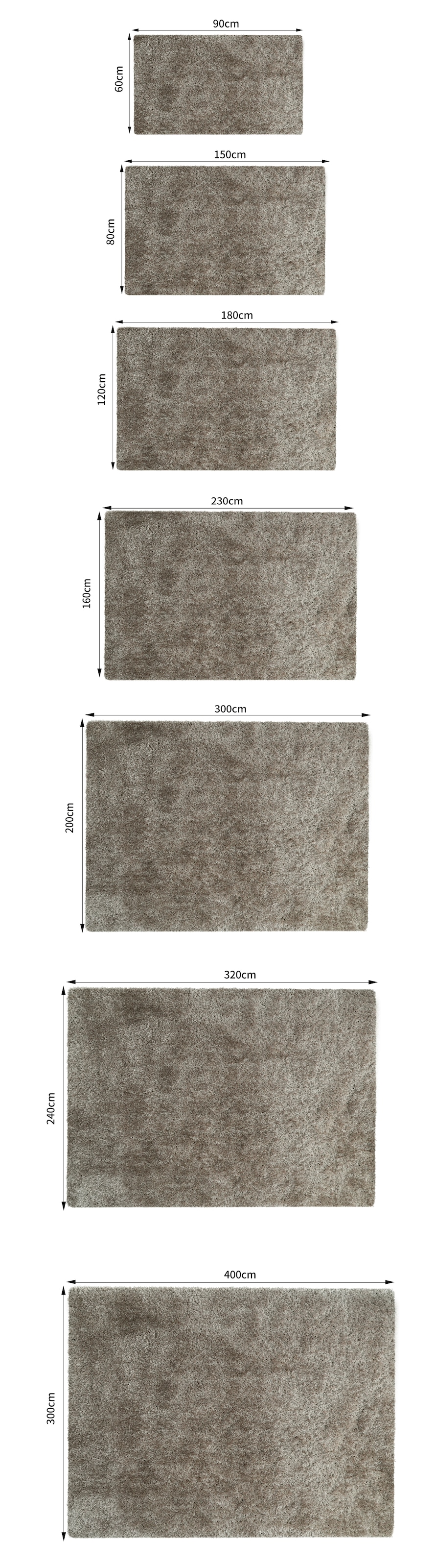 GOODproduct Hochflor-Teppich »Micro exclusiv Teppich, sehr hoher Flor, weich durch Mikrofaser« rechteckig 78 mm Höhe sehr weich, flauschig, uni, Wohnzimmer, Schlafzimmer