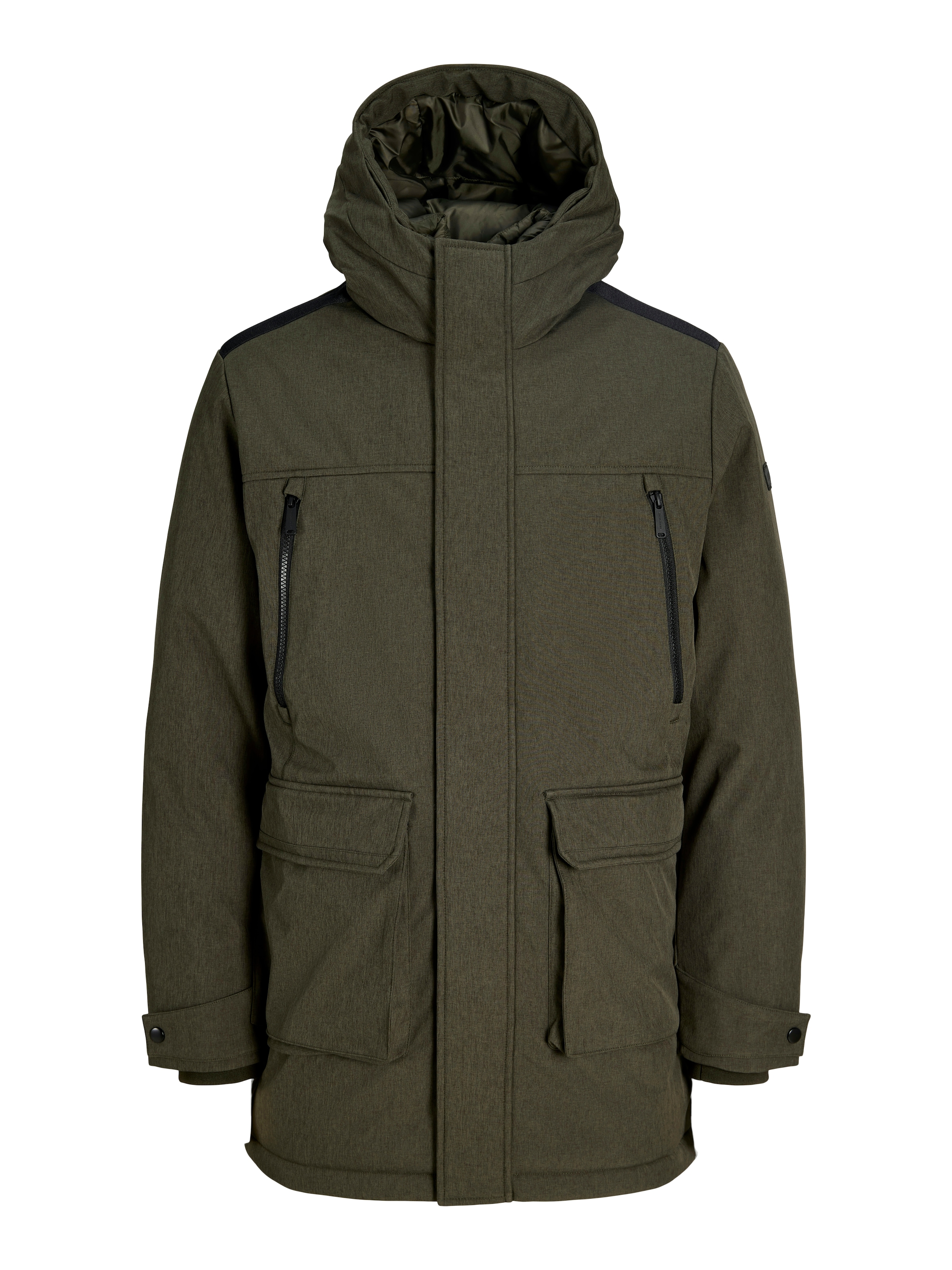 Jack & Jones Softshellparka »JJCLARK SOFTSHELL PARKA« mit Kapuze Kunstfaser, regular fit