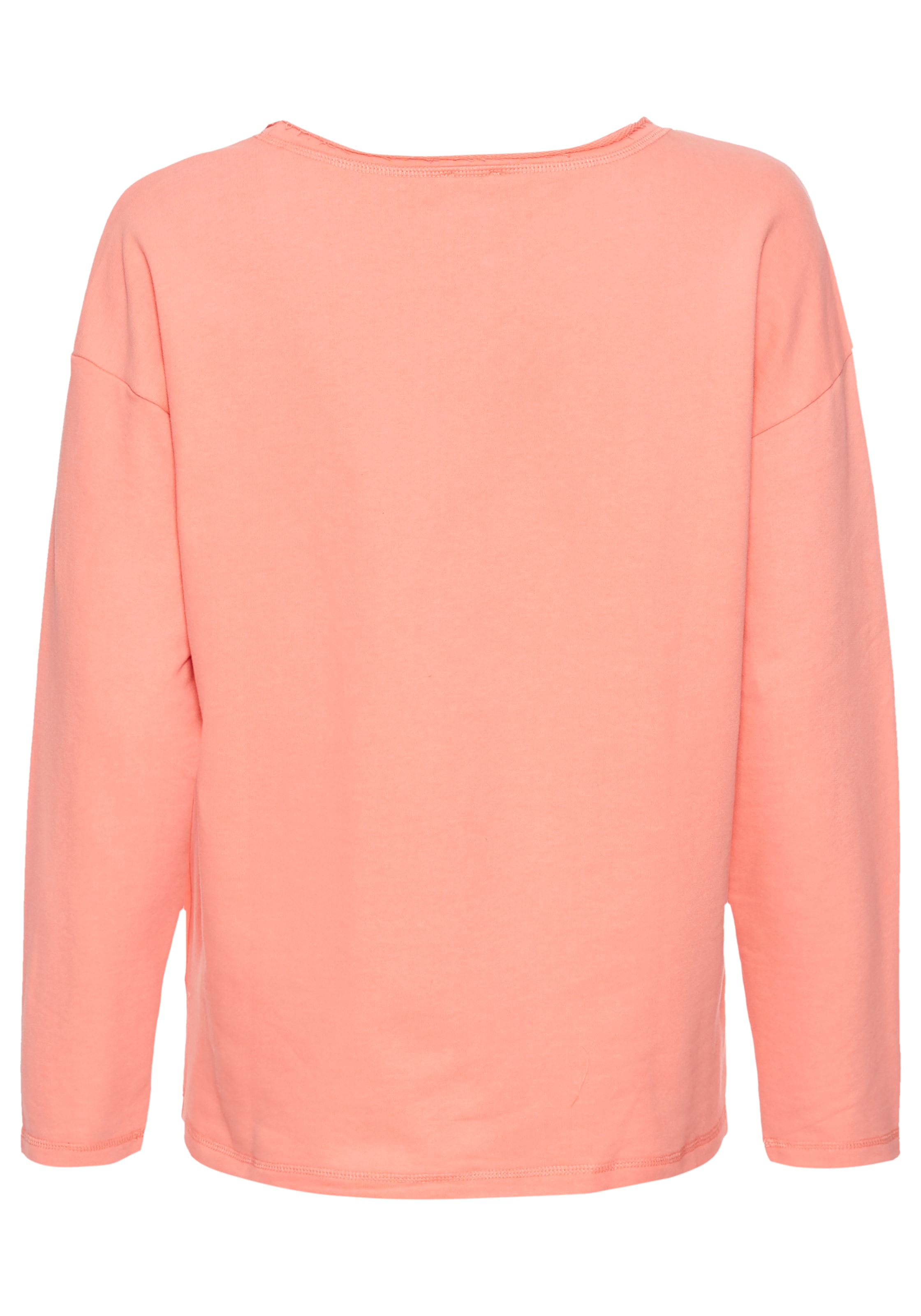 Laura Scott Longsweatshirt , mit Fransenkante
