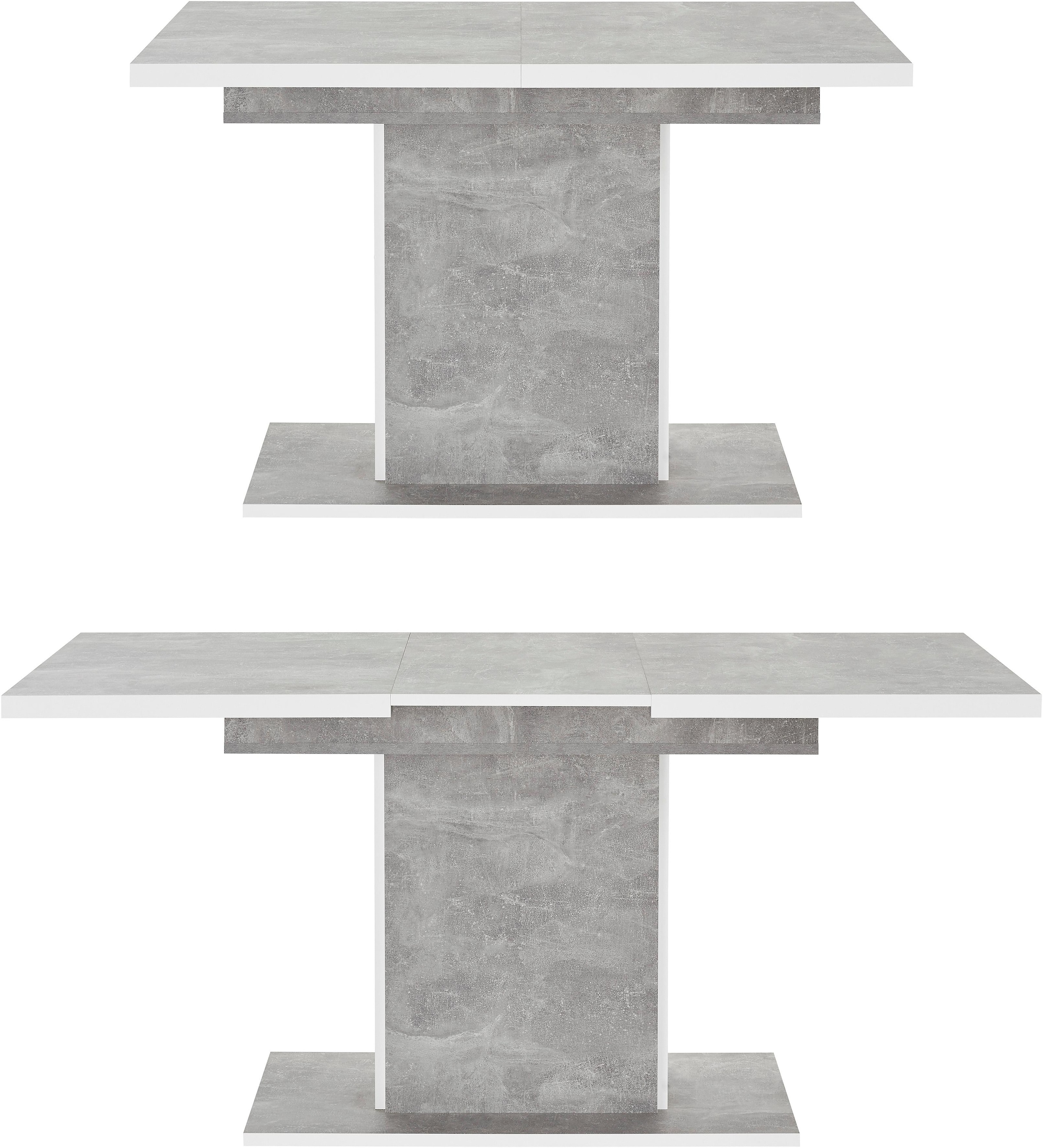 HELA Table de salle à manger »Alice« ausziehbar, Breite 120-160 cm