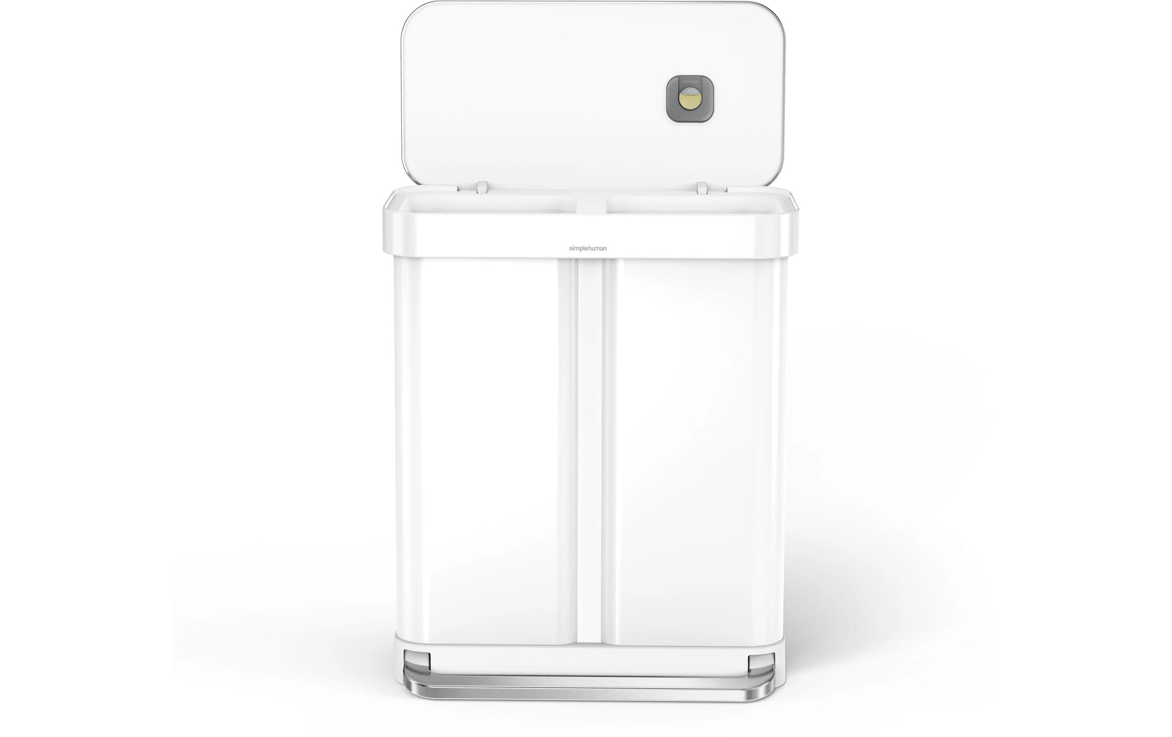 simplehuman Mülleimer »Step Can 34+24 l« 2 Behälter