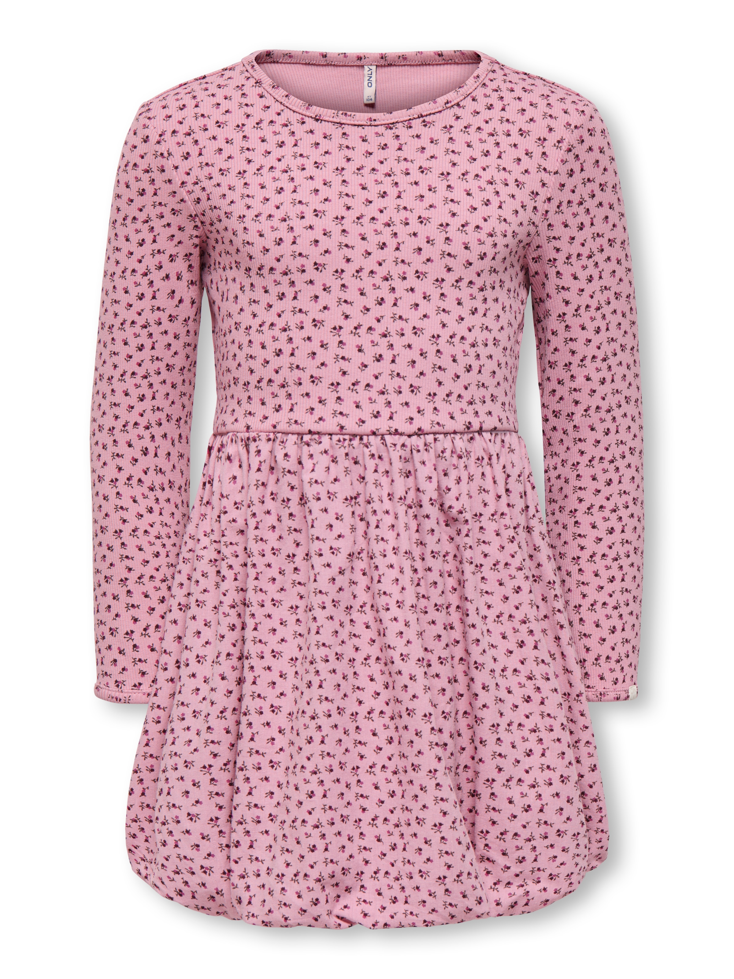 KIDS ONLY Minikleid »KMGTRINNY LIFE AOP LS BAL DRESS JRS NOOS« Baumwollmischung, regular fit