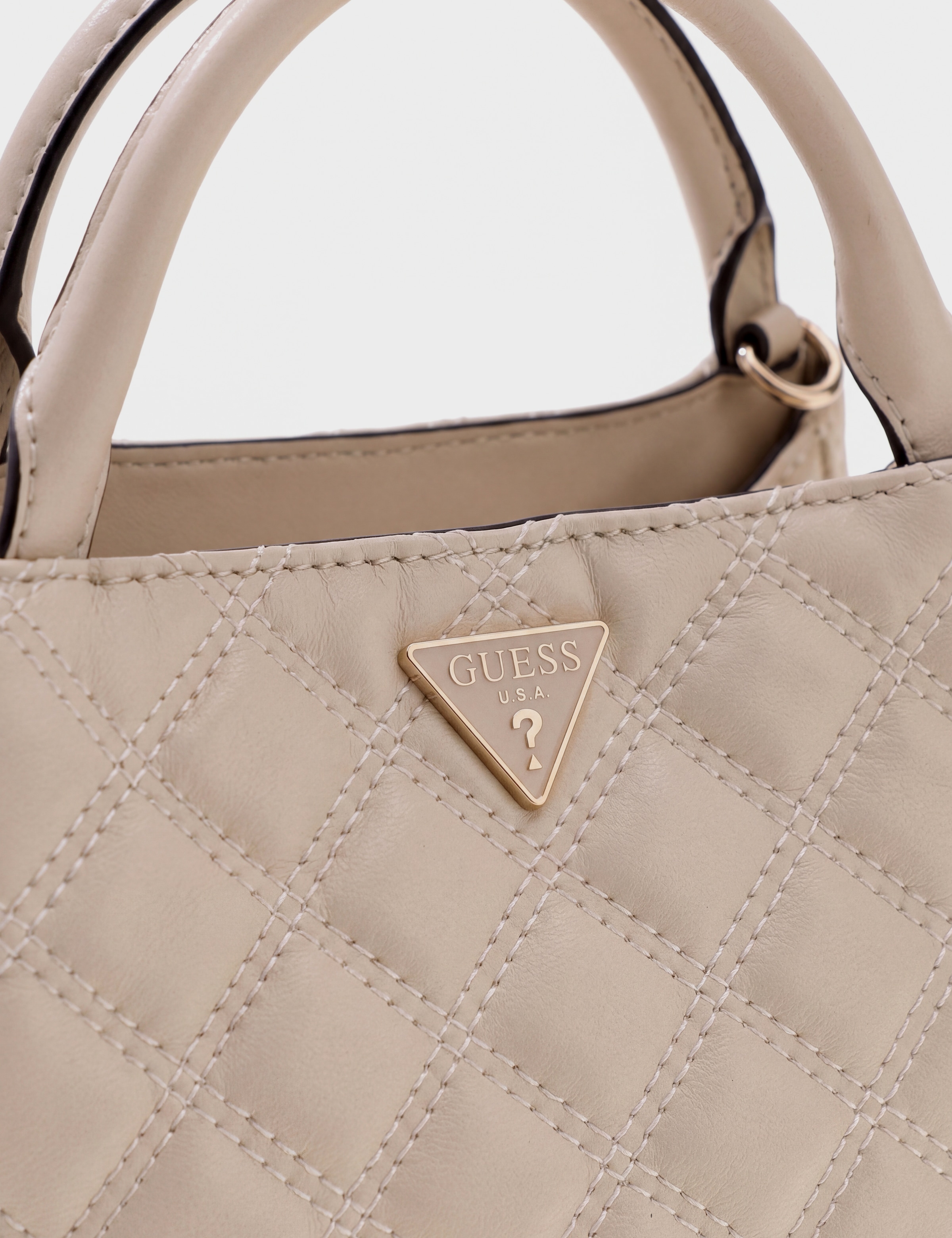 Guess Sac à bandoulière »JULIET MINI SATCHEL« Sac à main pour femme, sac bandoulière avec élégant logo triangulaire