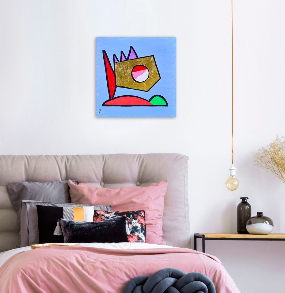 queence Leinwandbild »Abstract IV« Abstrakt | Abstrakte | Kunst 1 Stk. tlg. Premium-Leinwandstoff, Handarbeit aus Deutschland