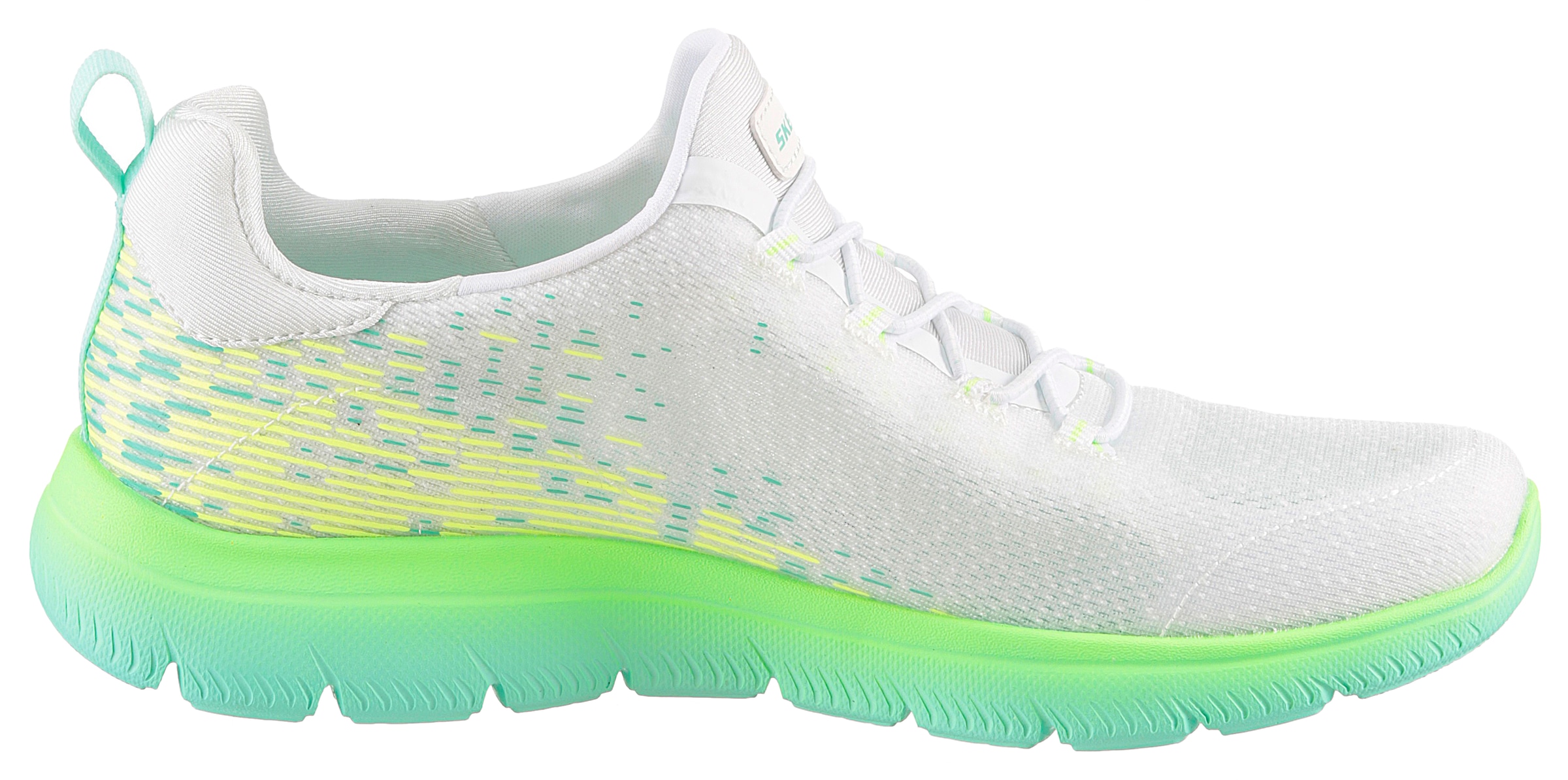 Skechers Slip-On Sneaker »SUMMITS«  , Trainingsschuh, Sneaker, Slipper, Halbschuh mit Bungee-Verschluss