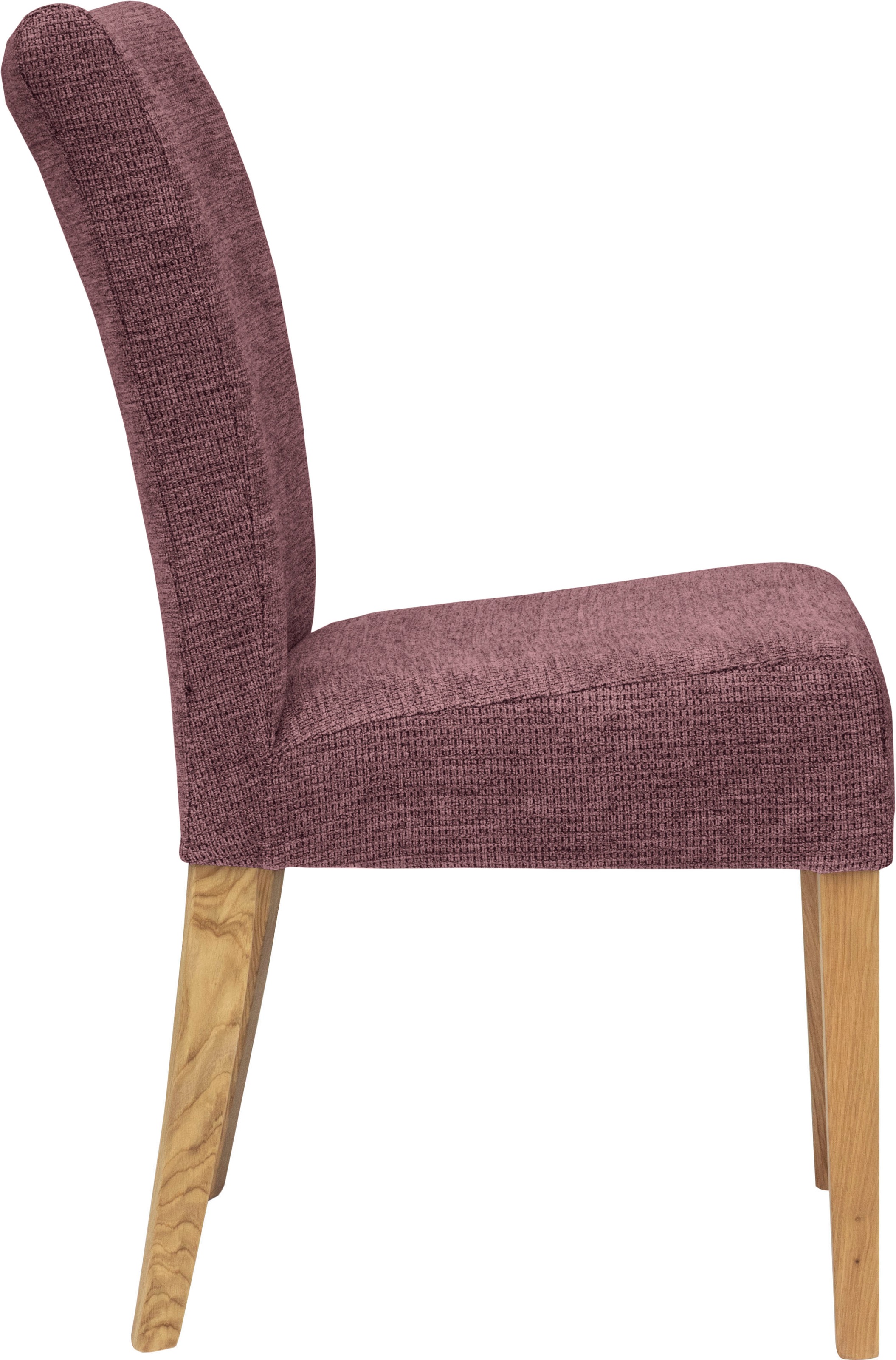 Home affaire Chaise de salle à manger »Queen Polsterstuhl BESTSELLER« (Set) 2 cuisverschiedene Bezüge, Gestell Massivholz