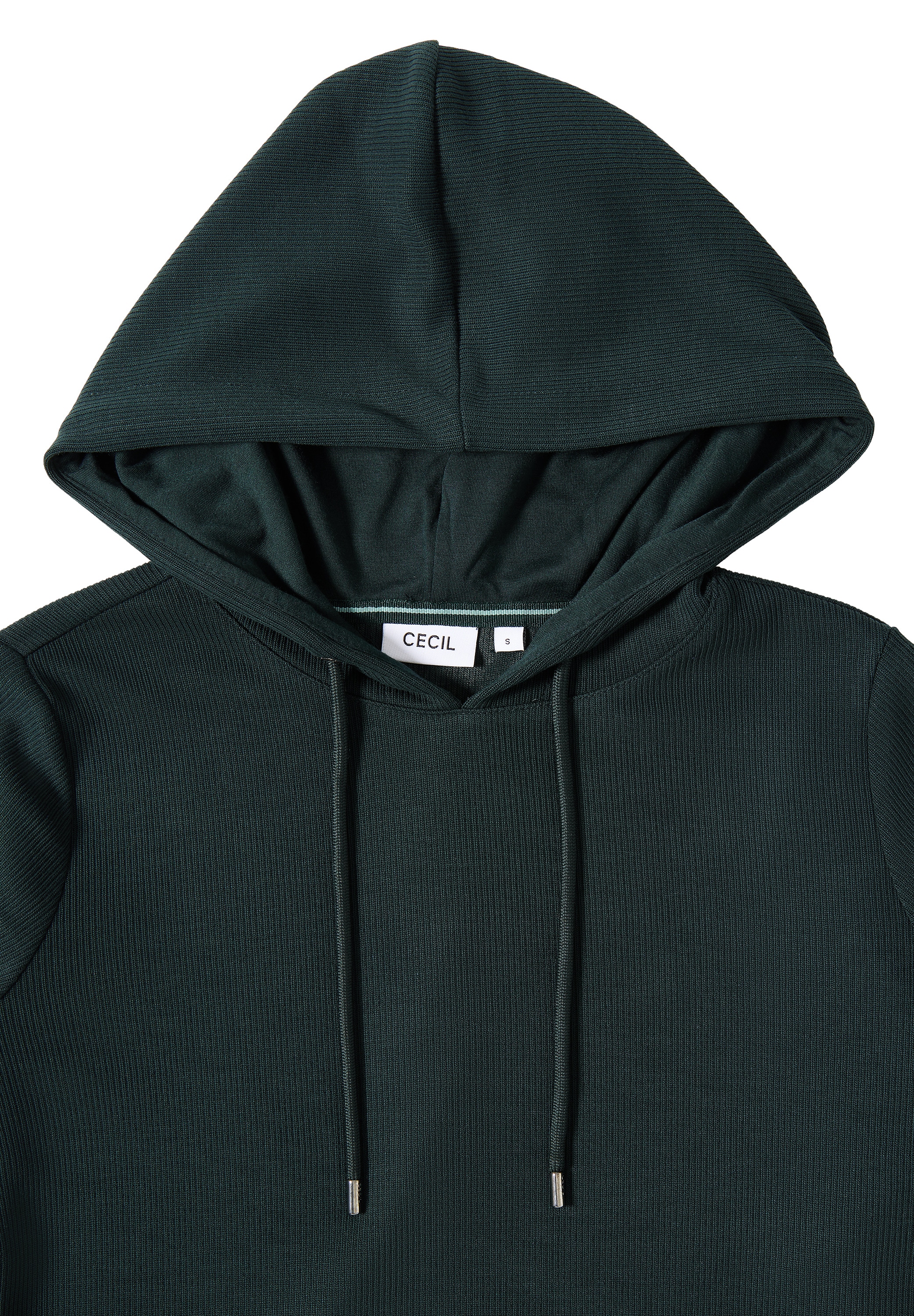 Cecil Hoodie , in Rippstruktur
