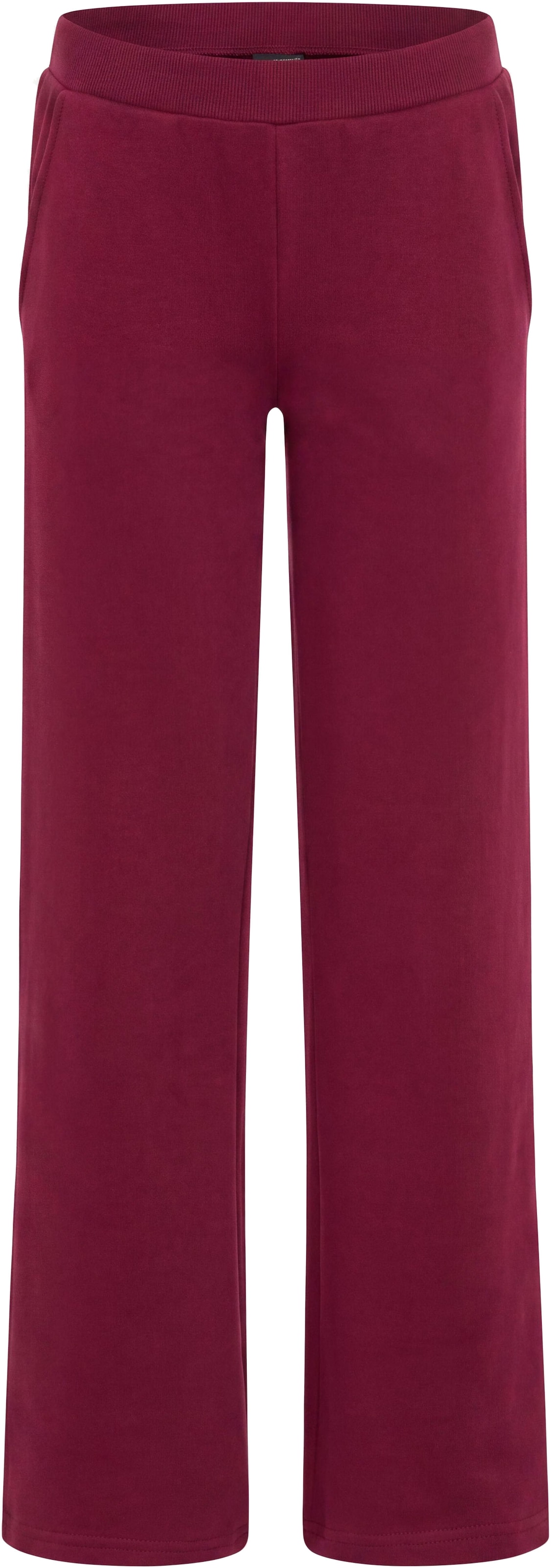 KIDSWORLD Pantalon sweat »Sweathose mit weitem Bein und Stickerei«  Pantalon de survêtement ample avec broderie cœur, basique indispensable