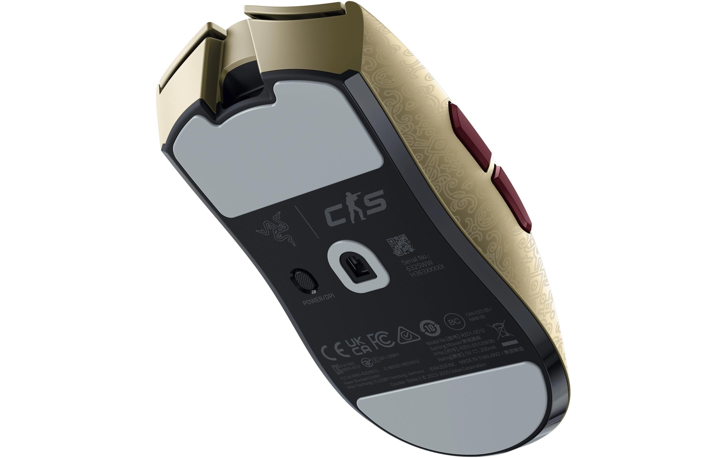 RAZER Gaming-Maus »Viper Pro« Ergonomische, kabellose Gaming-Maus mit optischem 35000 dpi Sensor