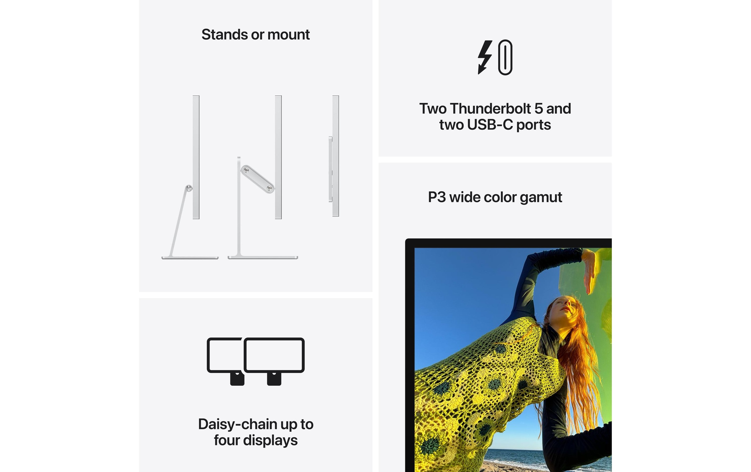 Apple Moniteur LED »27 Studio Display (Height/Tilt-Stand)« 68,58 cm/27 ″  5120 x 2880 px 60 Hz