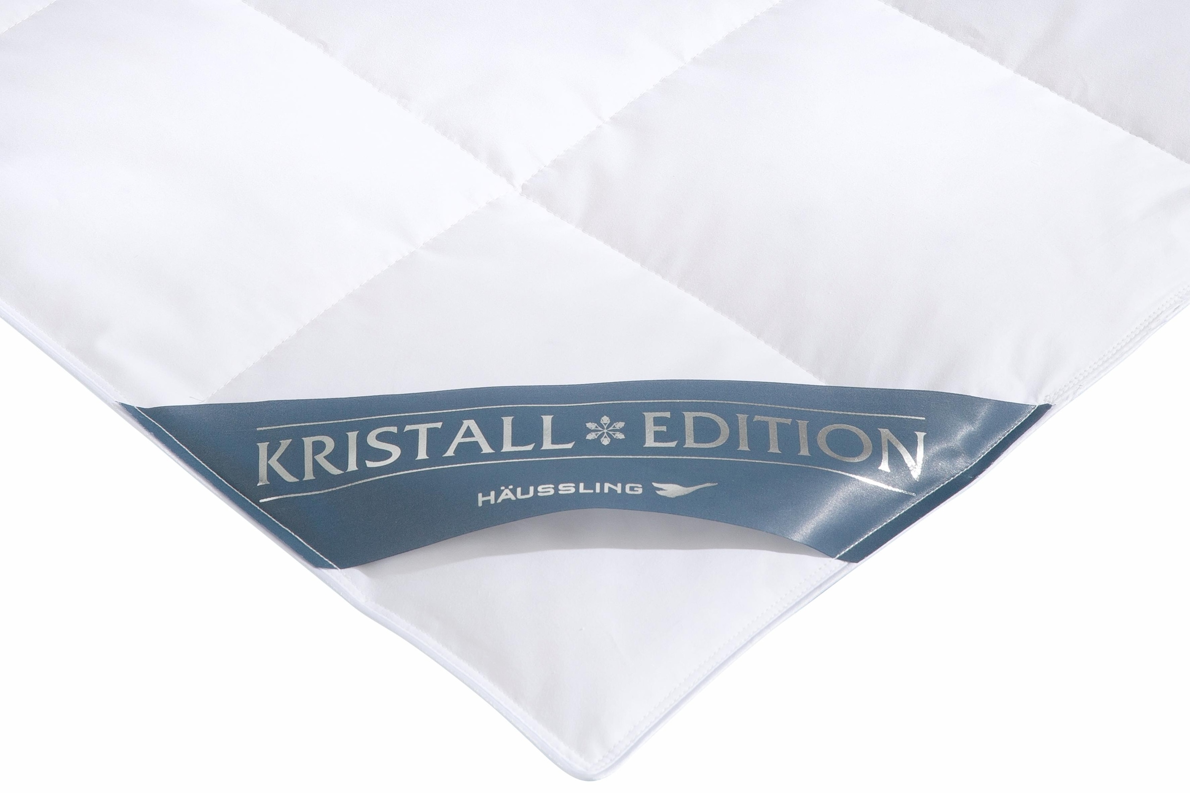 Haeussling Couette en duvet + oreiller »Kristall Edition« Spar-Set in verschiedenen Wärmeklasssen