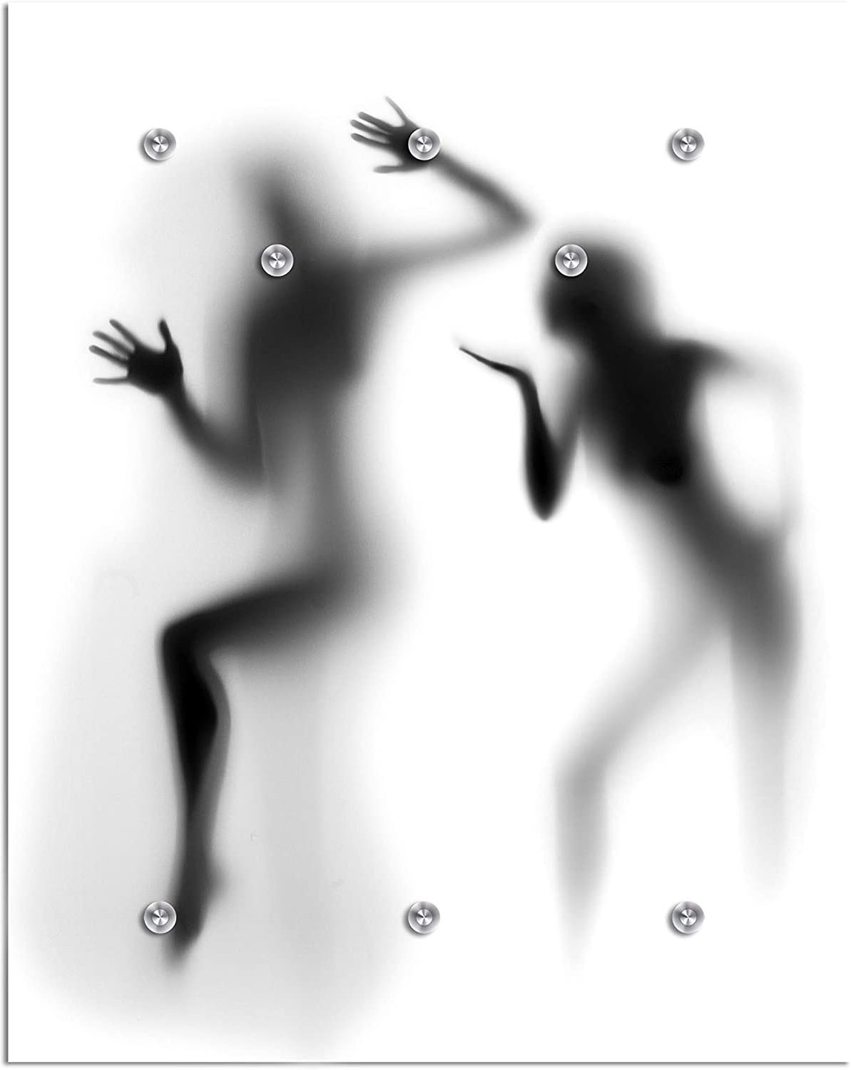 queence Garderobenleiste »Girlsclub« Wand Garderobe, stylisch, weiss, platzsparend