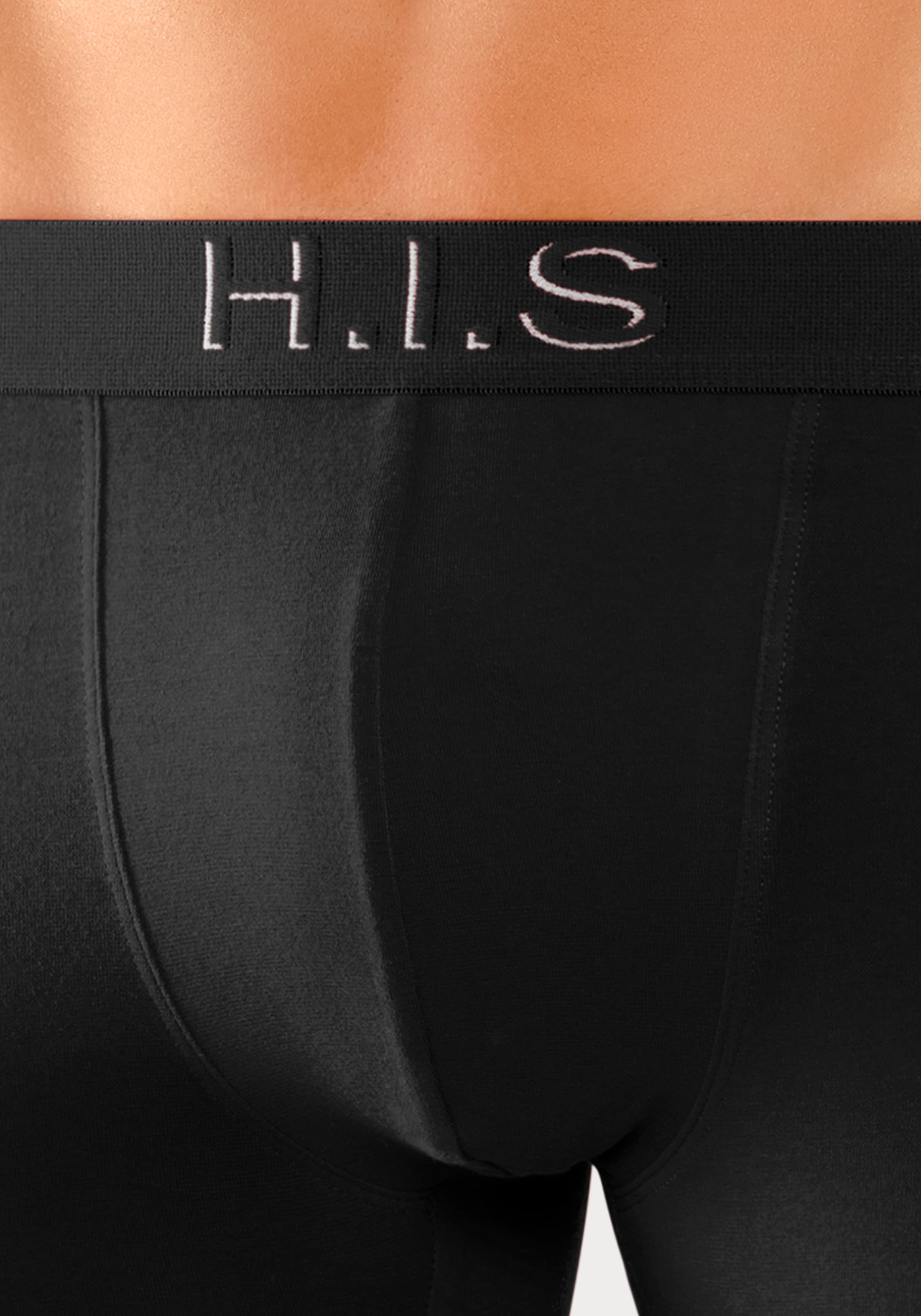 H.I.S Boxer »Boxershorts für Herren«, 5 cuis Logo Webbund mit 3D Effekt