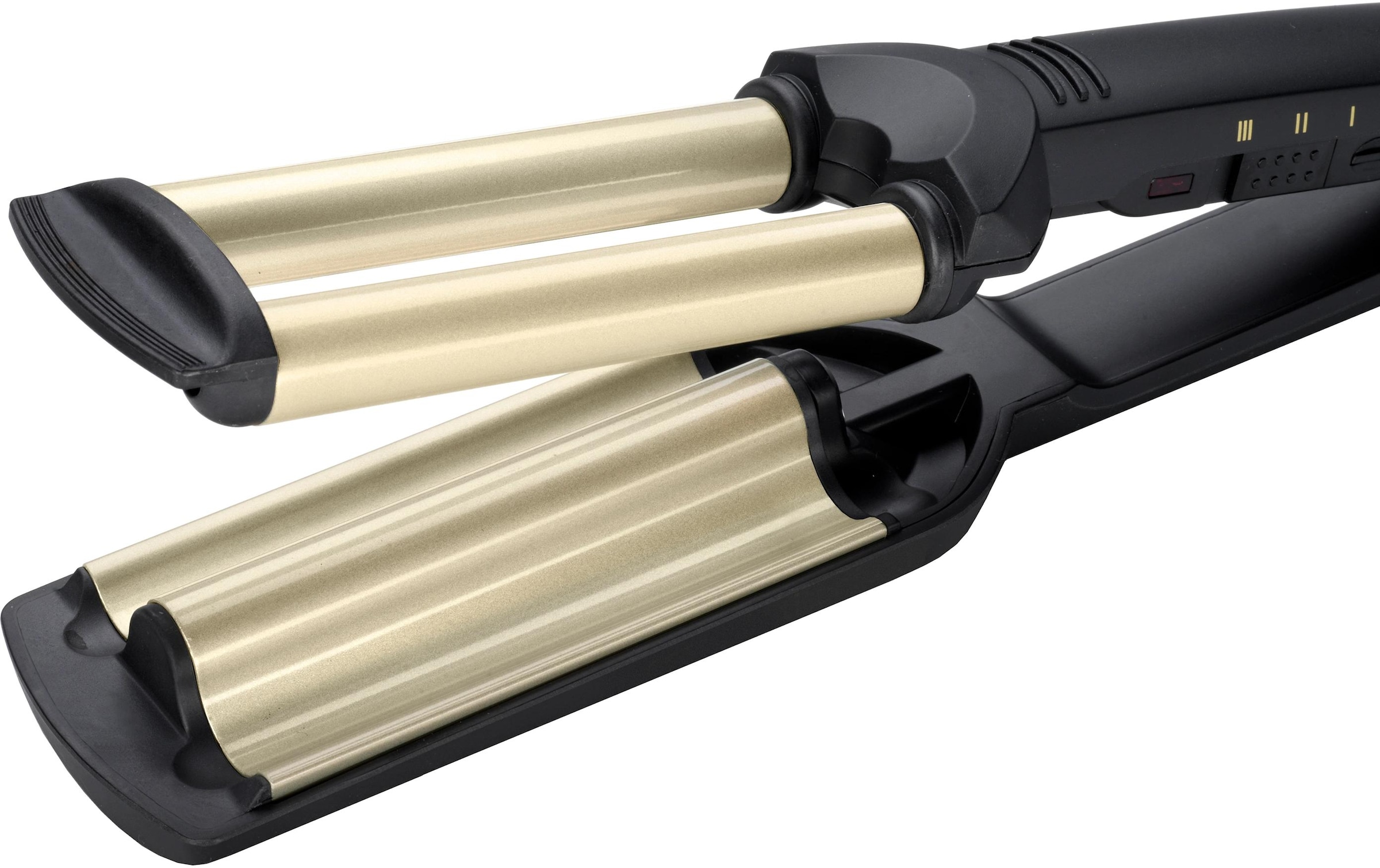 BaByliss Welleneisen »BaByliss Easy Waves Welleneisen mit Titan-Keramik, Lockenstab, C260E« Titanium-Keramik-Beschichtung Styler für Beachwaves und Wellen, 3 Temperaturstufen bis 200 °C