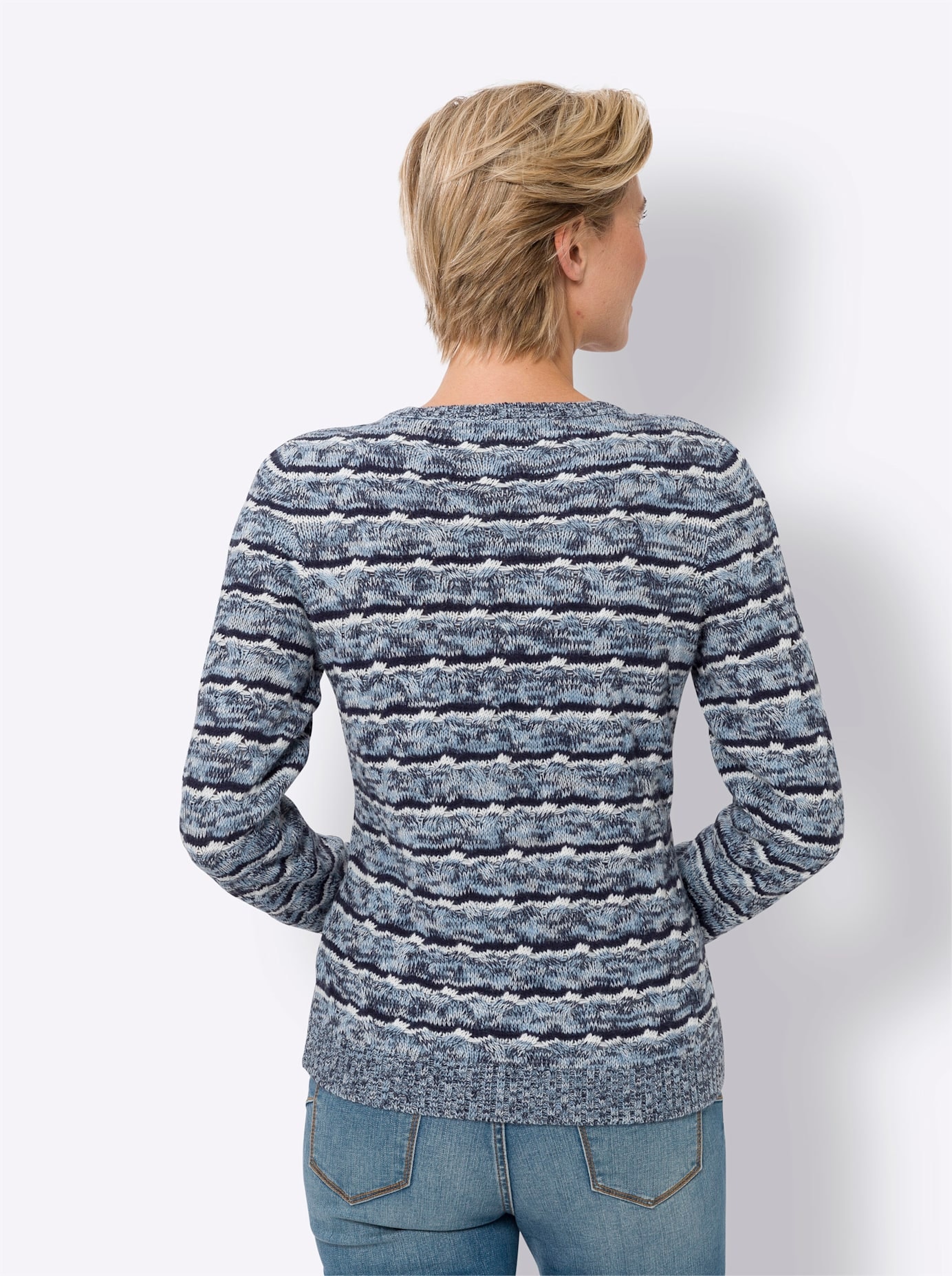 Classic Basics Pull en tricot »Langarm-Pullover«