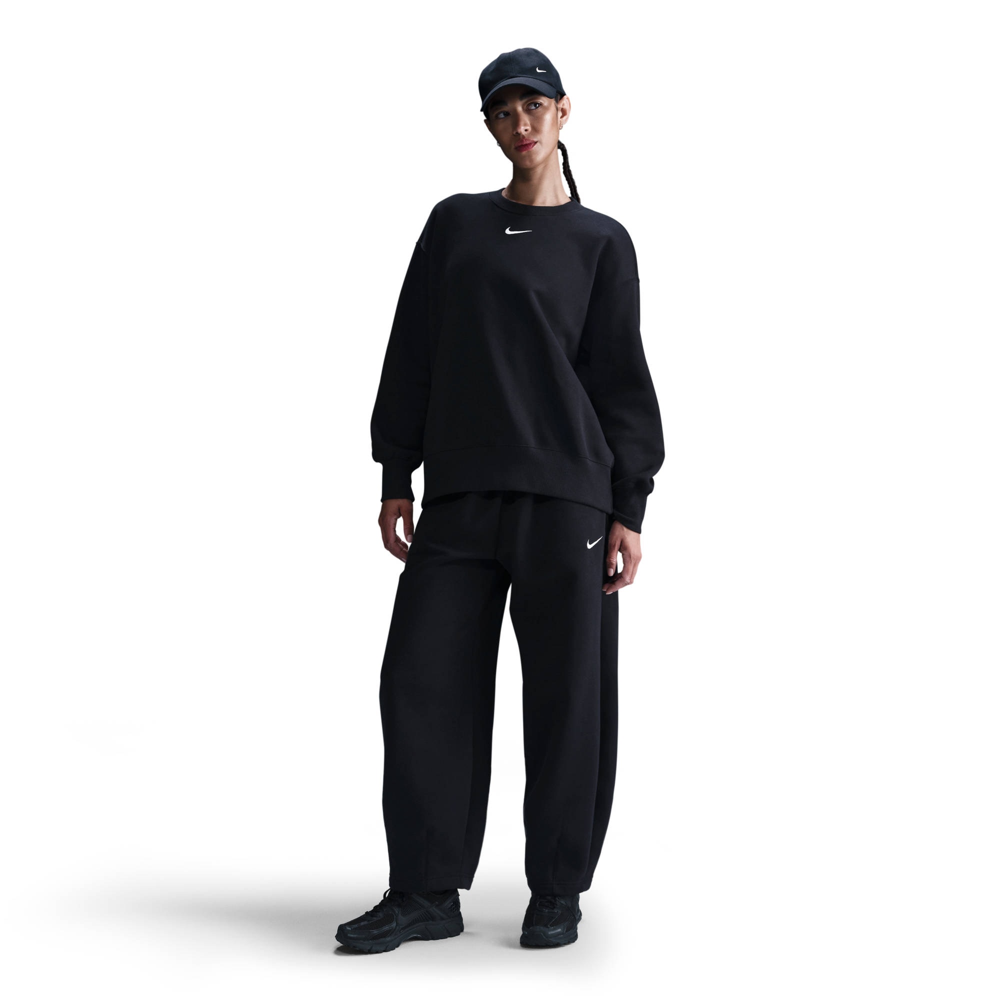 Nike Sportswear T-Shirt »W NSW PHNX FLC OS LONG CREW« Oversize Sweatshirt