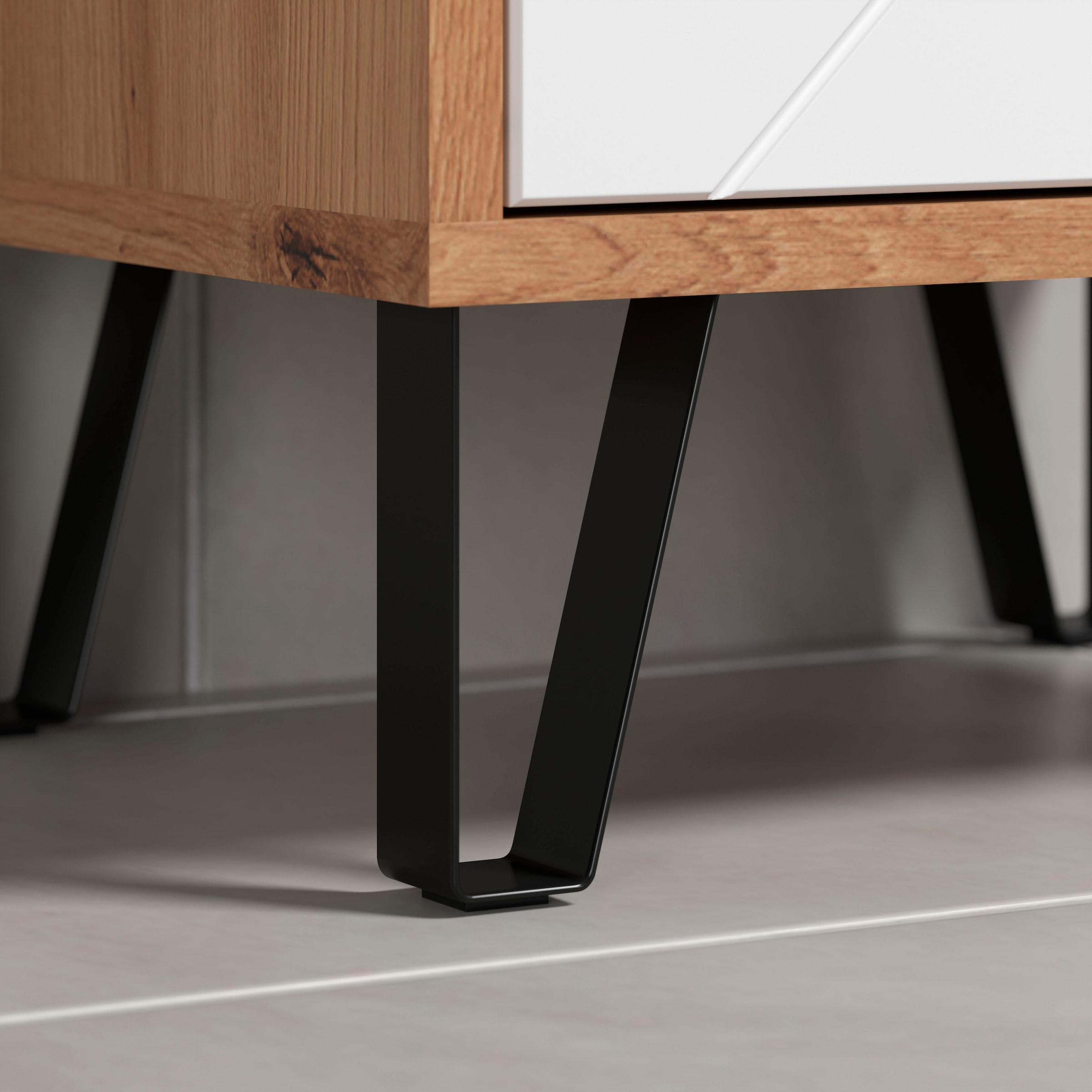 welltime Hochschrank »Tarragona« 1 Stk. tlg. Hochschrank mit 1 Tür & 1 Klappe - (B/T/H) 36/29/191 cm