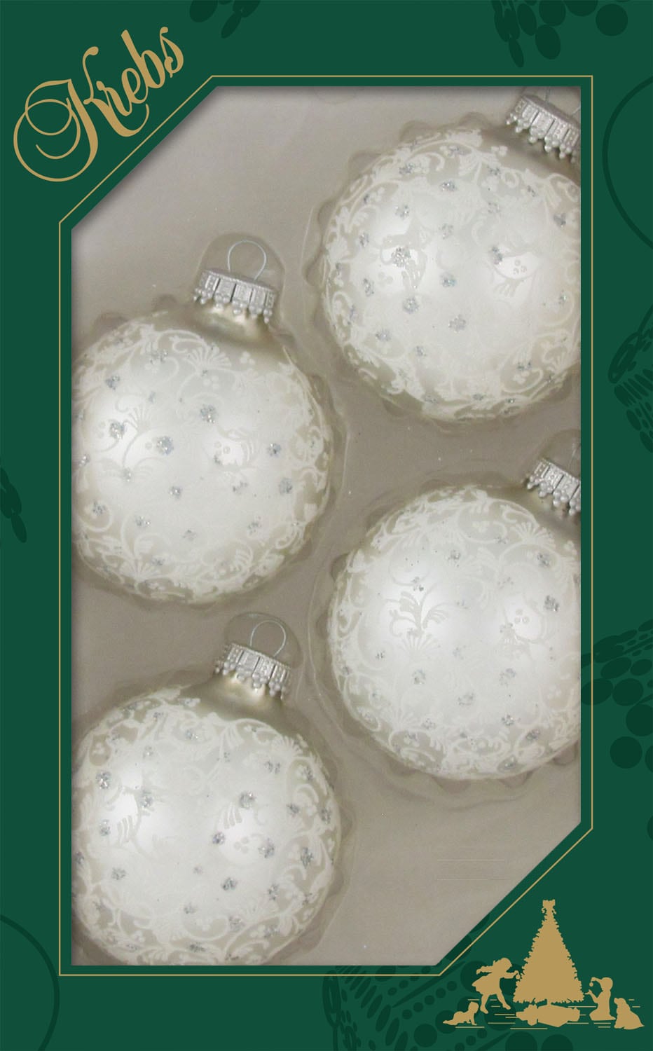 Krebs Glas Lauscha Boule de Noël »CBK72789«