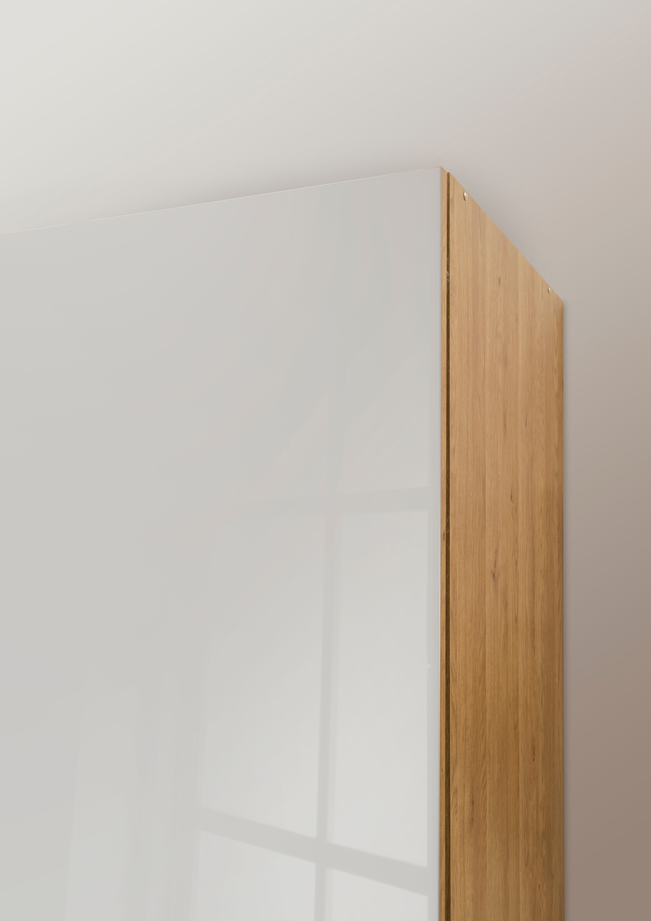 WIEMANN Drehtürenschrank »Kiruna« mit Champagnerglas und Spiegel