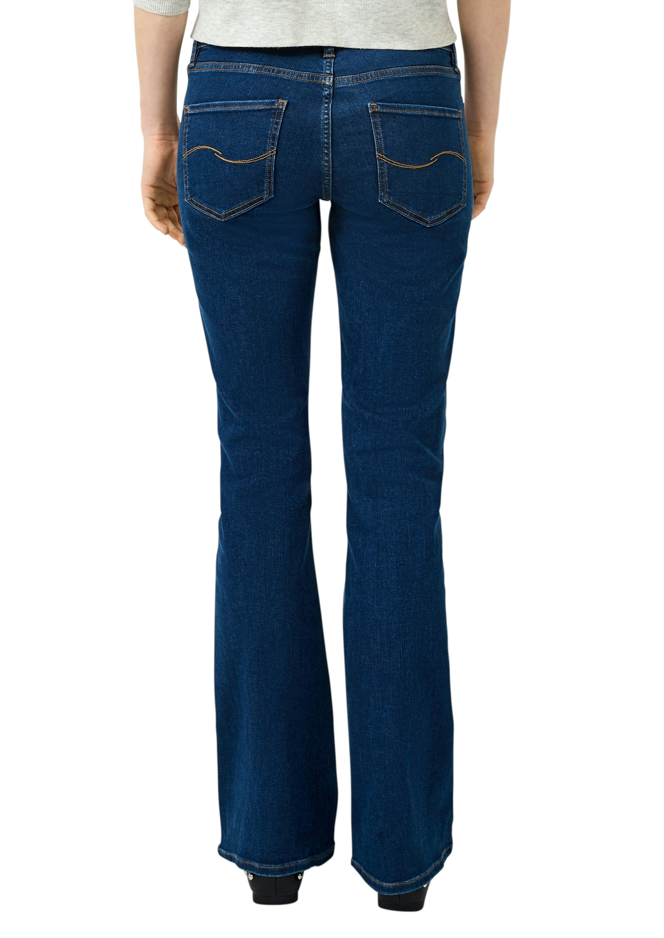 QS Jeans à pattes d'eph avec patte d'éléphant et stretch