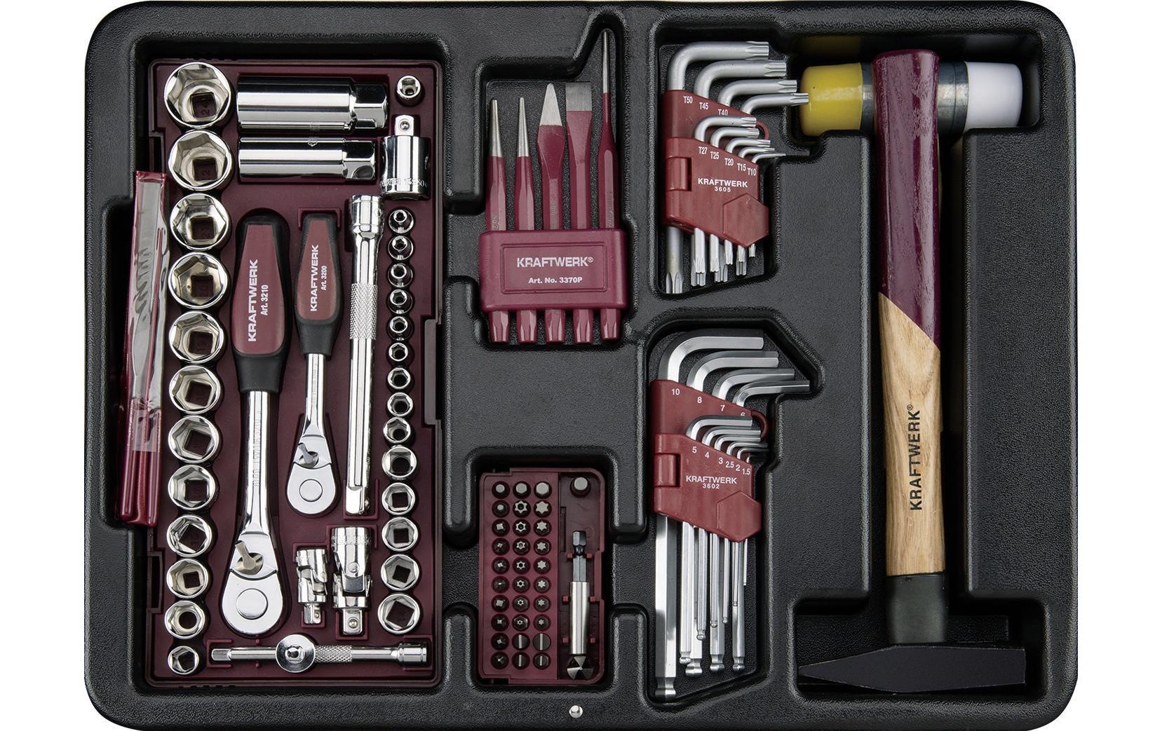 Kraftwerk Werkzeugset »ABS-Profi P300« 186 Stk. tlg.