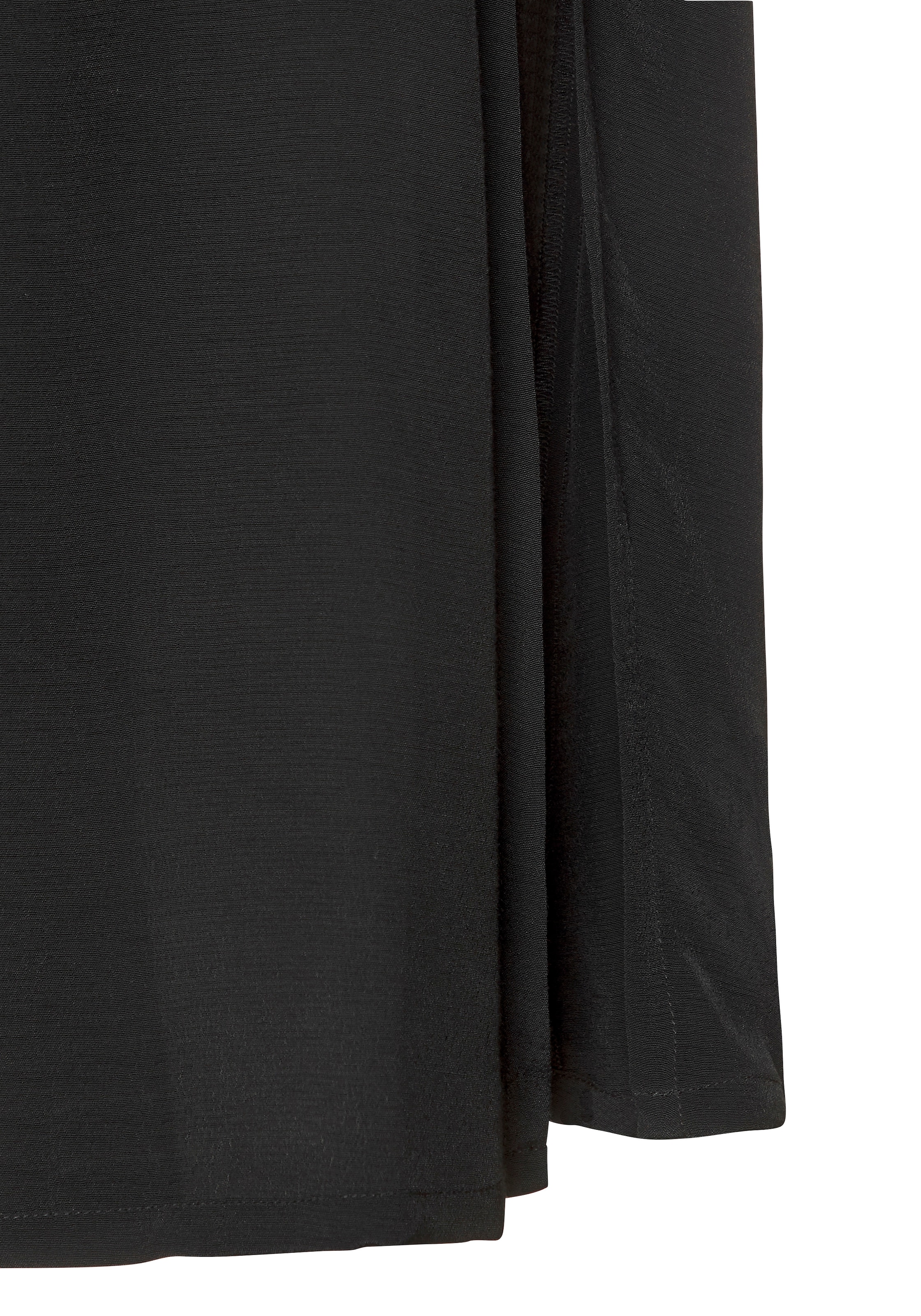 LASCANA Midirock mit hohem Beinschlitz aus Webware, Sommerrock