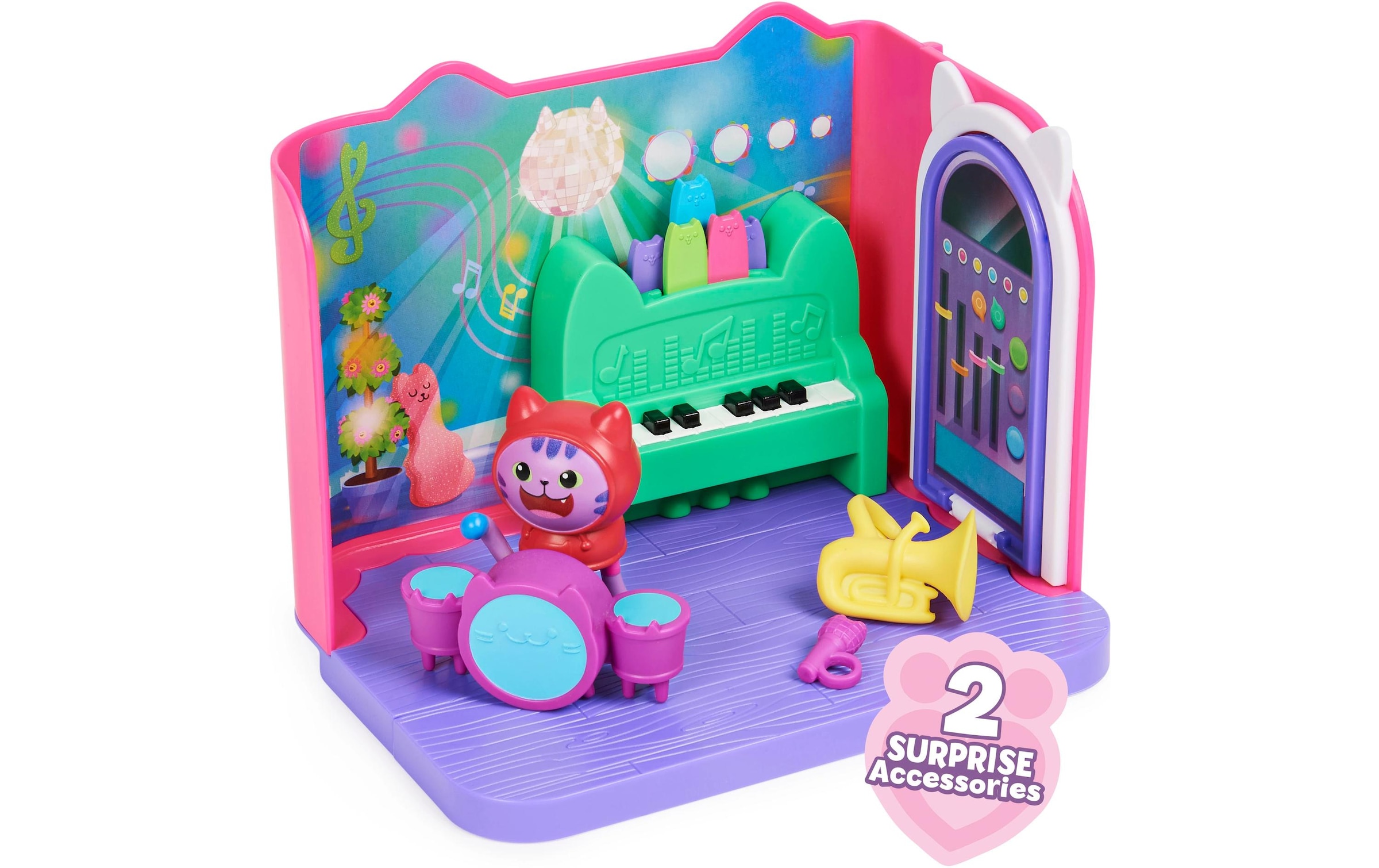 Spin Master Monde de jeu »Gabby's Dollhouse Catnips Musikzimmer Deluxe Rooms«
