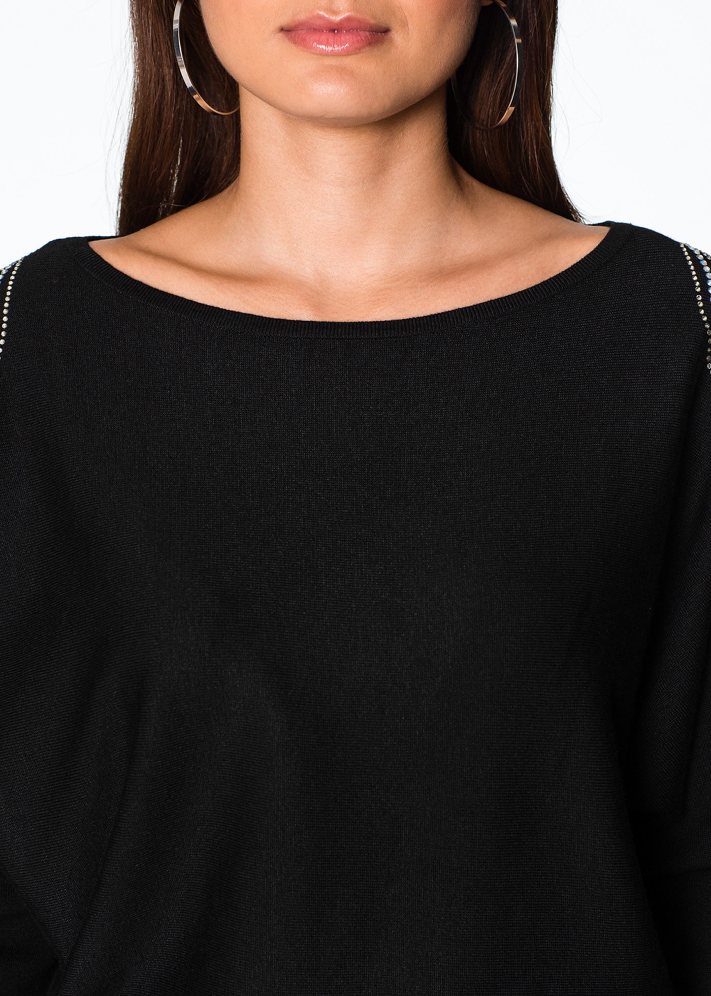 bonprix Pull en tricot kuschelweiches Material, bequeme Passform, breites Bündchen