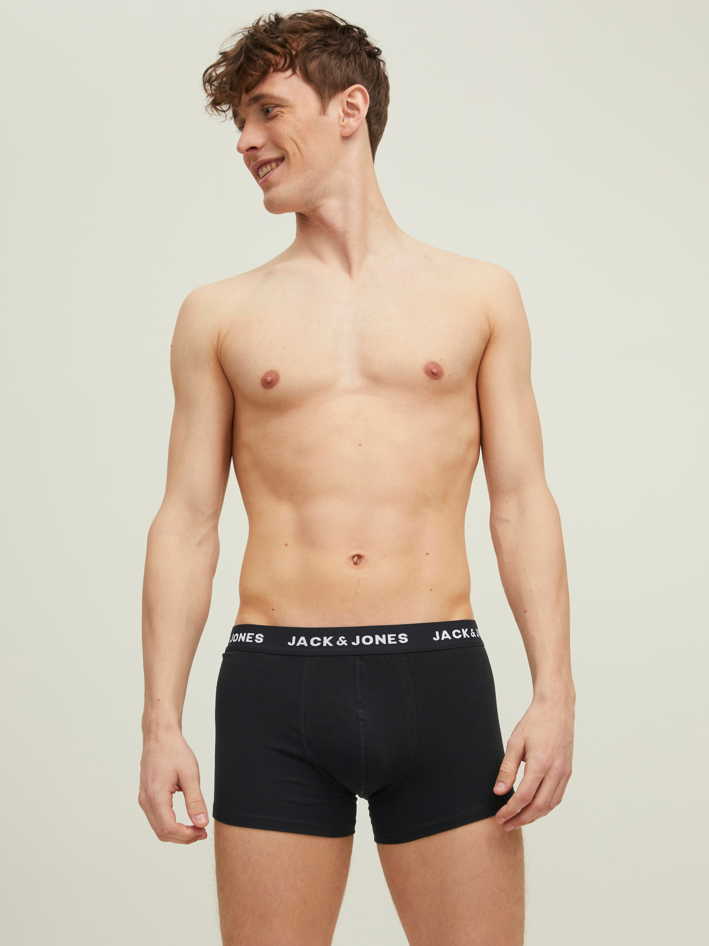 Jack & Jones Boxers »JACFLOWER Microfiber mit Logobund, Blumenprint und Stretchkomfort« Packung, 10er-Pack, 10 cuis eng anliegend, Microfaser, schnelltrocknend