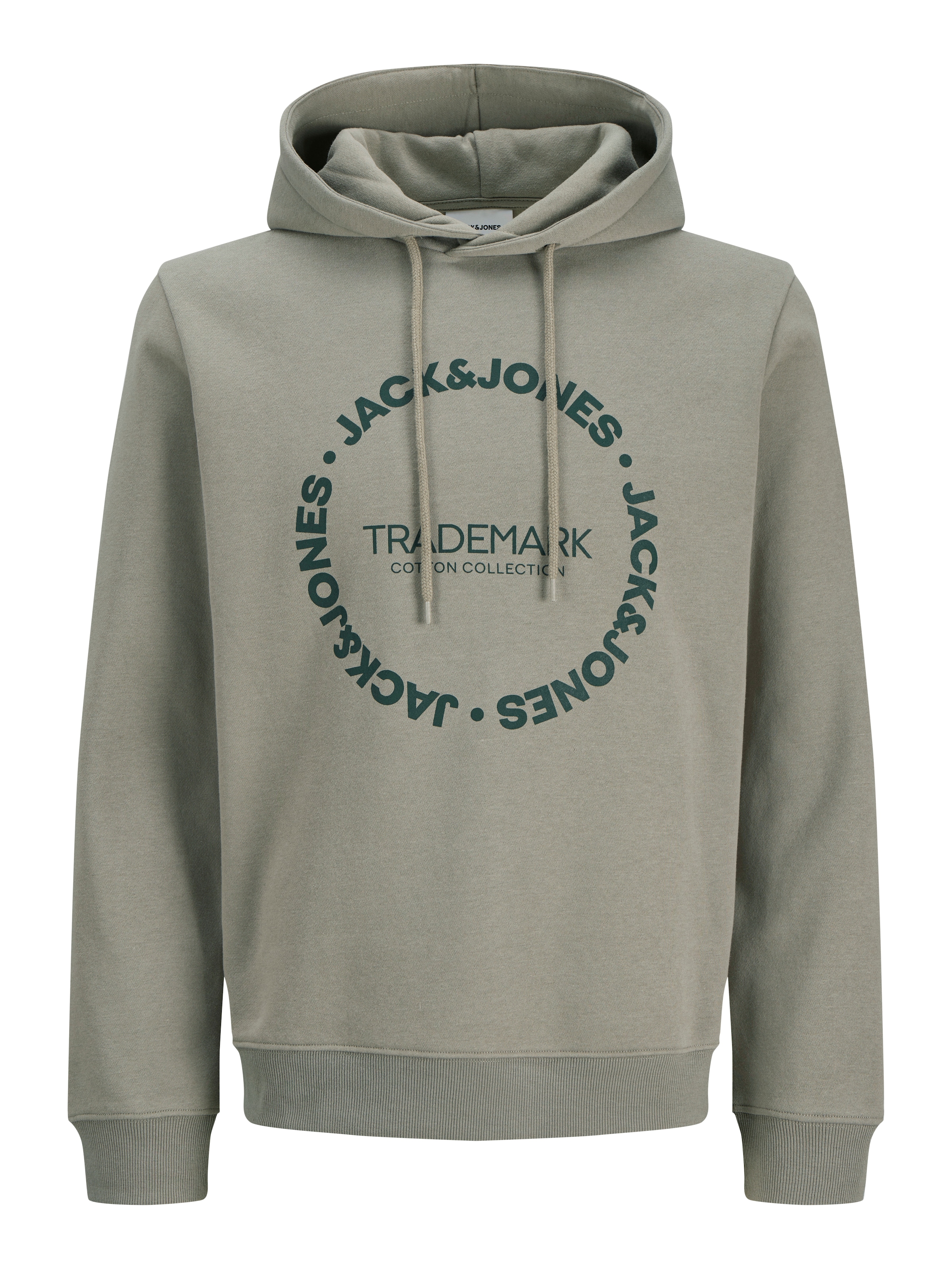 Jack & Jones PlusSize Kapuzensweatshirt »JJBENSON SWEAT HOOD PLS«, Materialmix, regular fit
