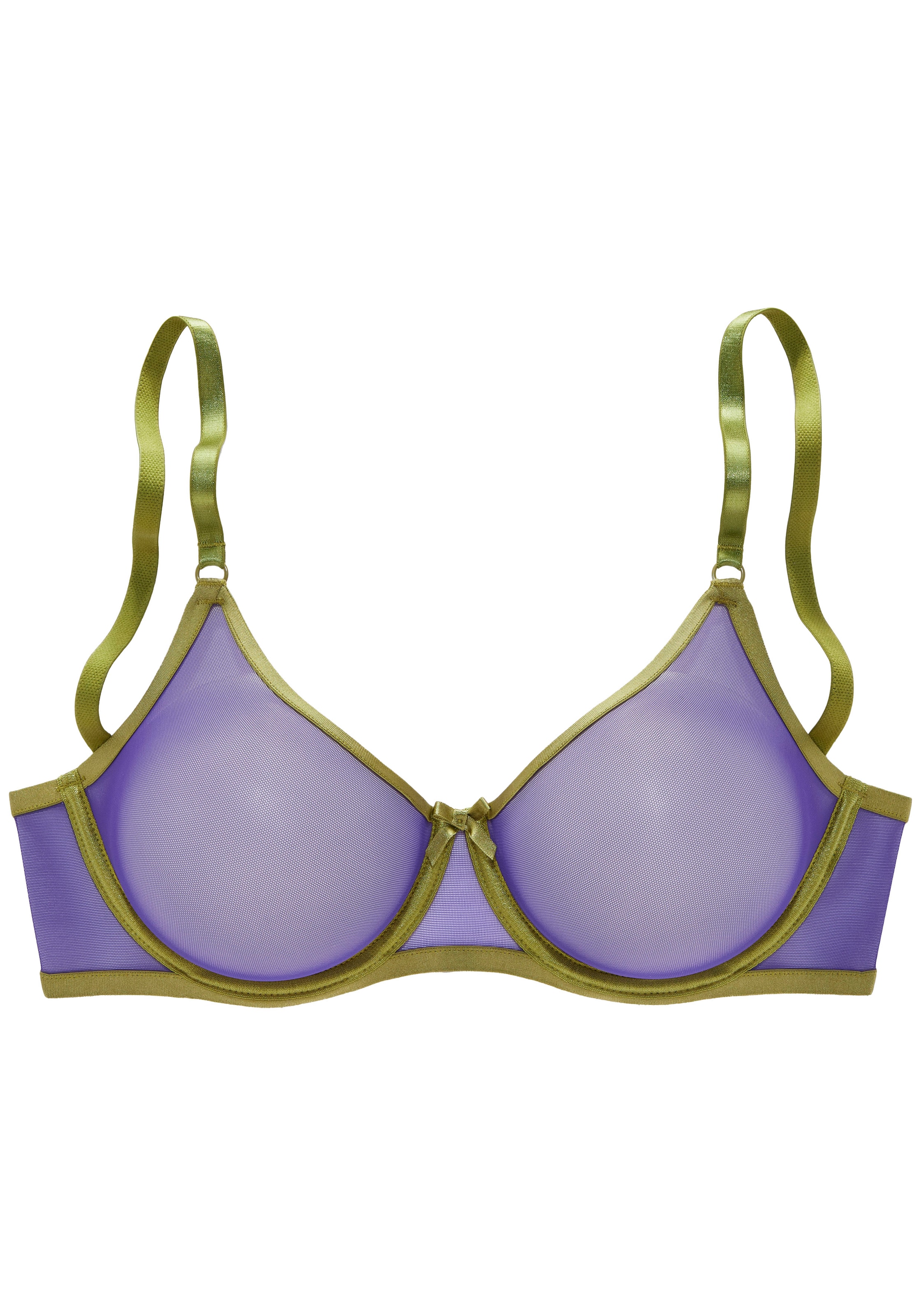 Vivance T-Shirt-BH »Finja« mit Bügel aus transparentem Soft-Mesh, transparente Unterwäsche