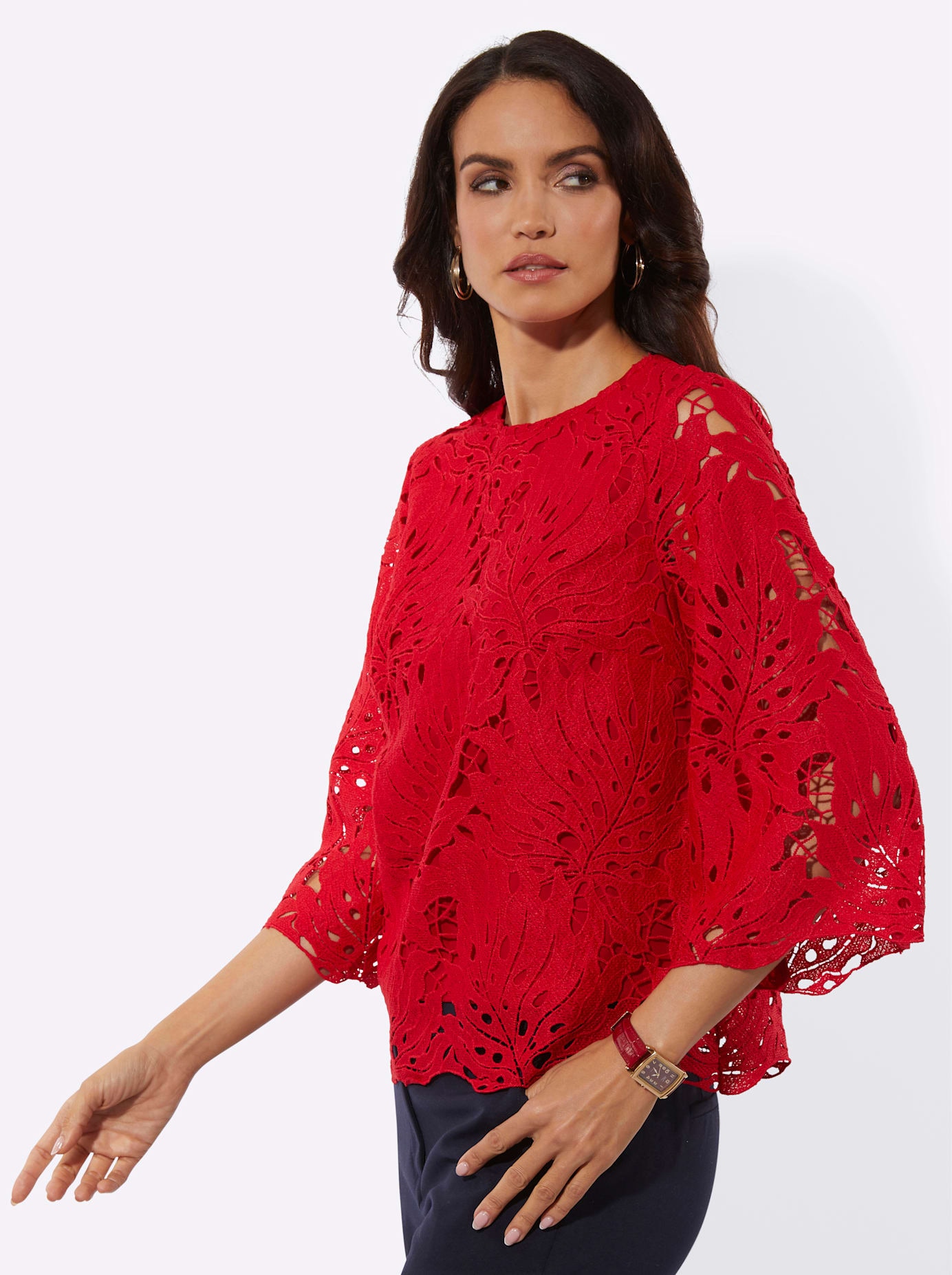 creation L Spitzenbluse