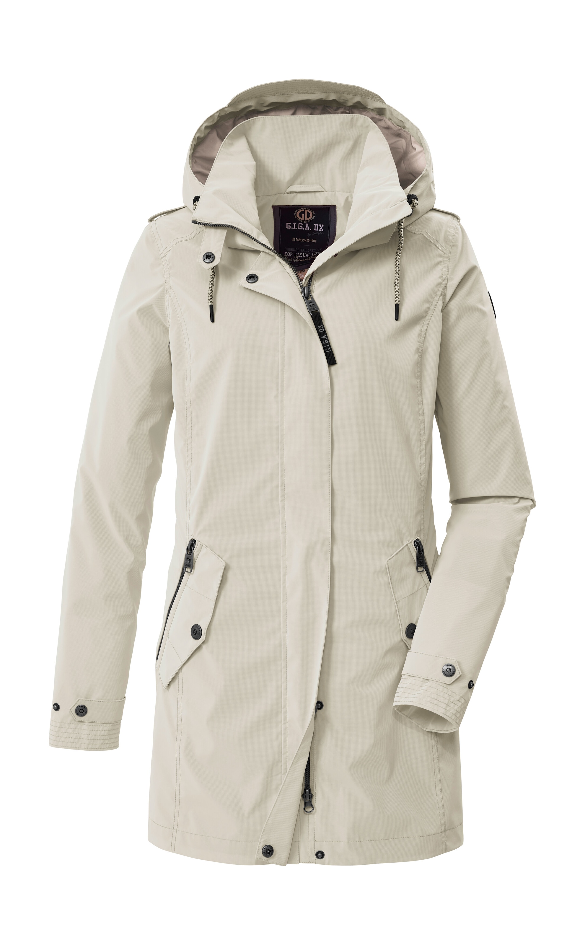 G.I.G.A. DX by killtec Parka »GS 94 WMN PRK« parka fonctionnelle avec capuche réglable et fermeture éclair Autolock