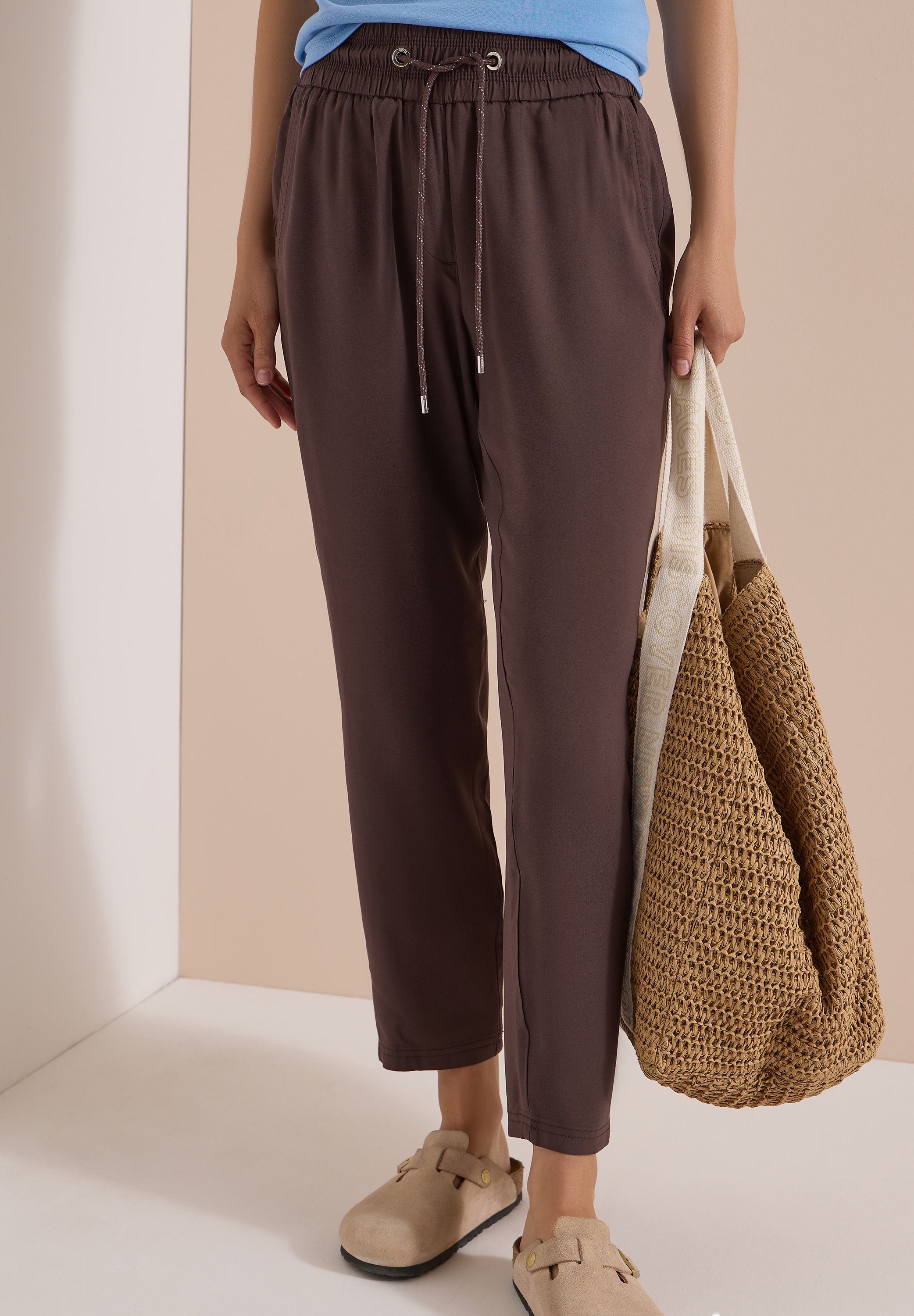 Cecil Jogger Pants »Style Chelsea«  aus Viskose, atmungsaktiv, Loose Fit, schmale Beinform