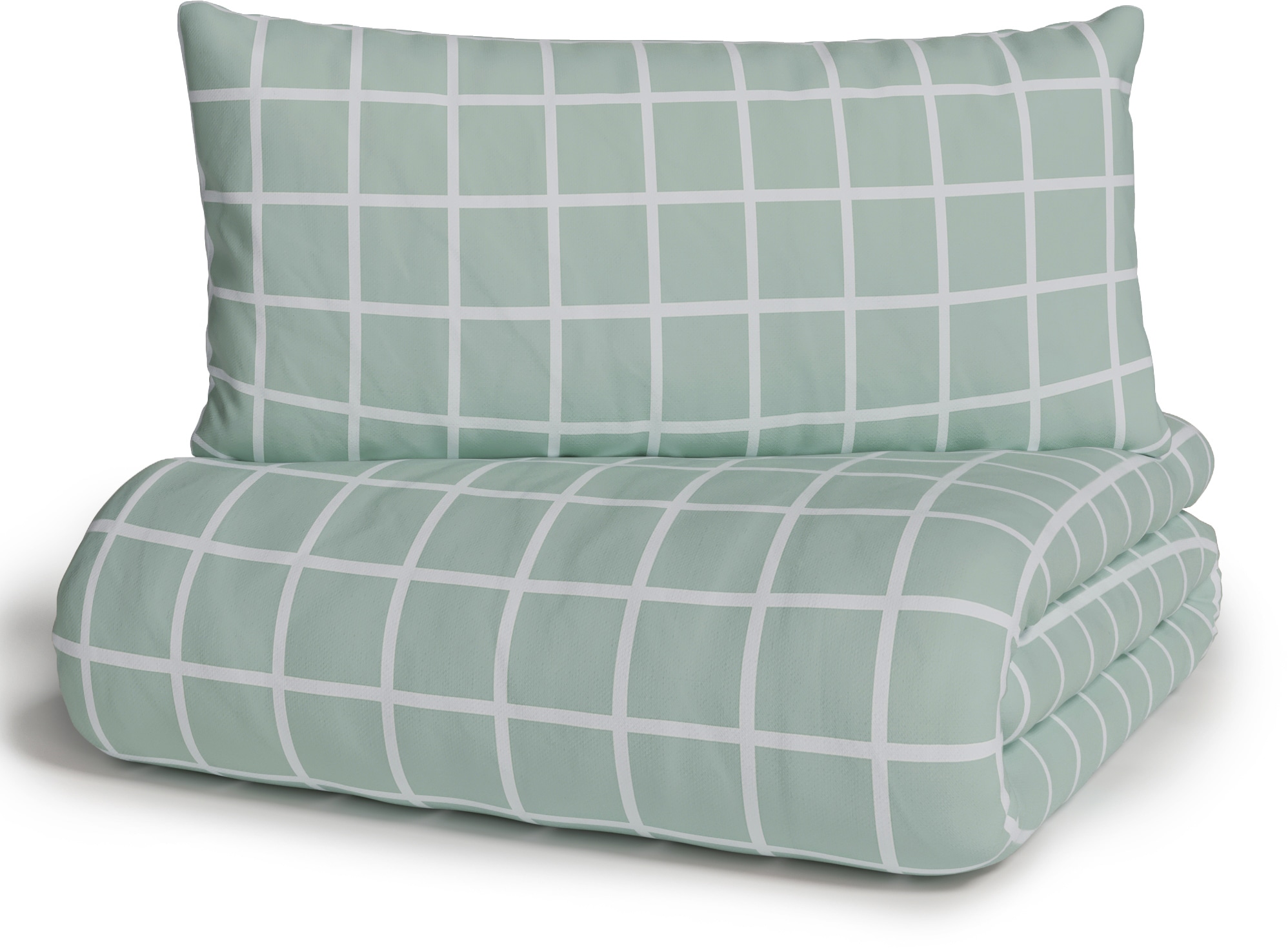 GOODproduct Bettwäsche »Eemil« 2 Stk. karierte Bettwäsche, 100% Baumwolle, ab Gr. 135x200 cm