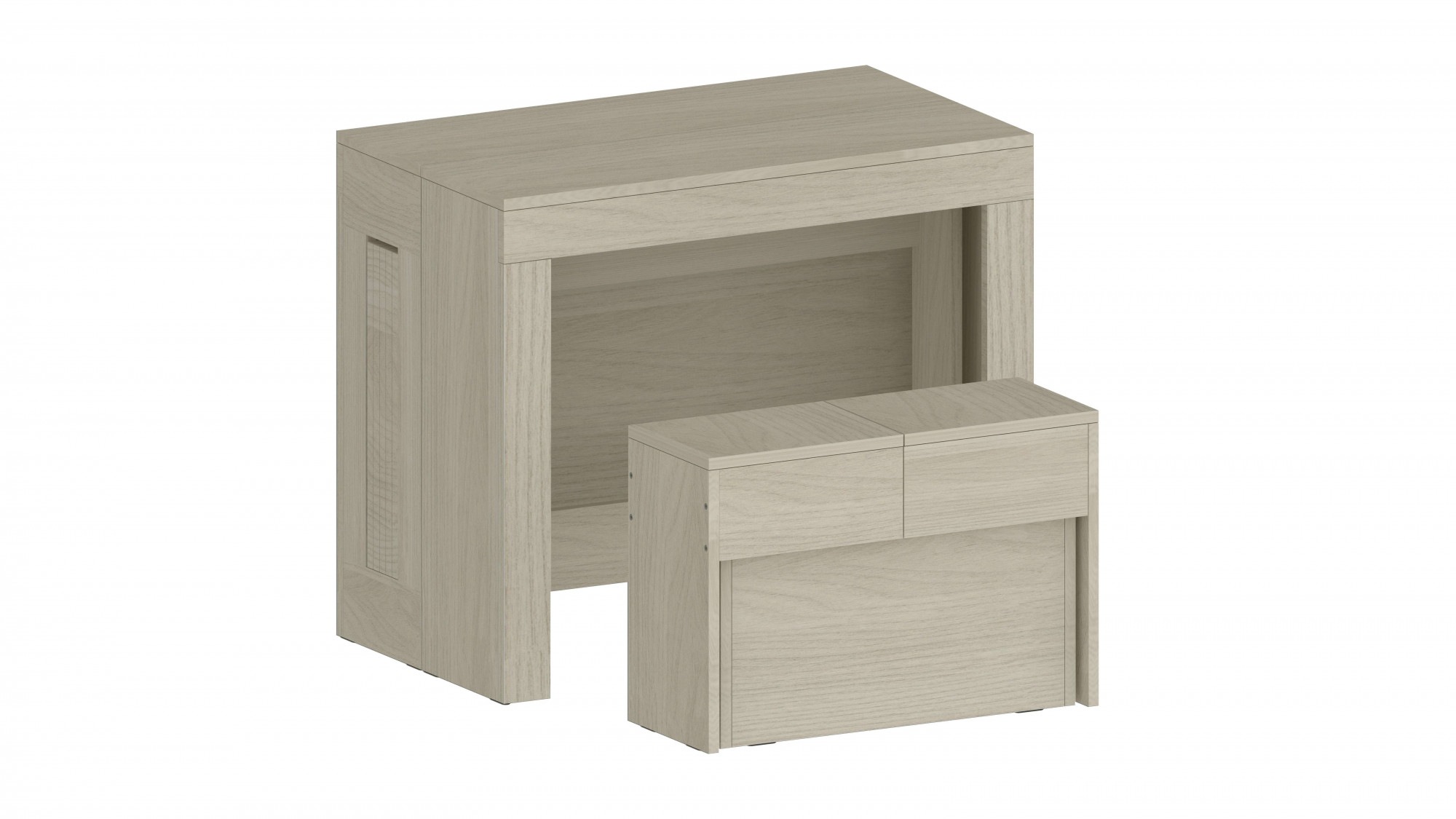 INOSIGN Sitzbank »Praktika, Sitzbank, Bank« 1 Stk. tlg. mit Auszugsfunktion, ausziehbar von 66  auf 290 cm