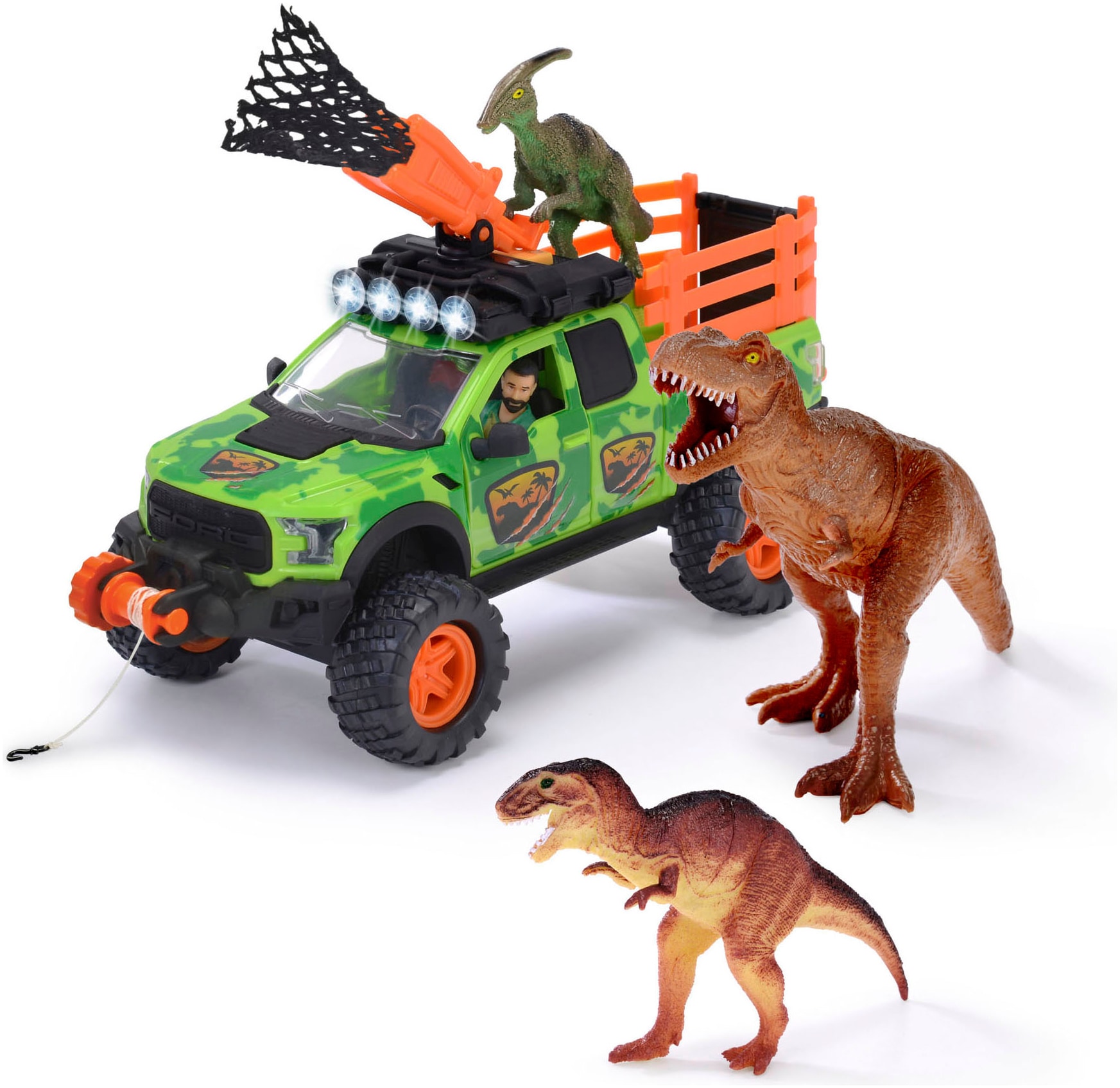 Dickie Toys Personnage de jeu »Spielset - Dino Hunter« mit Licht und Sound