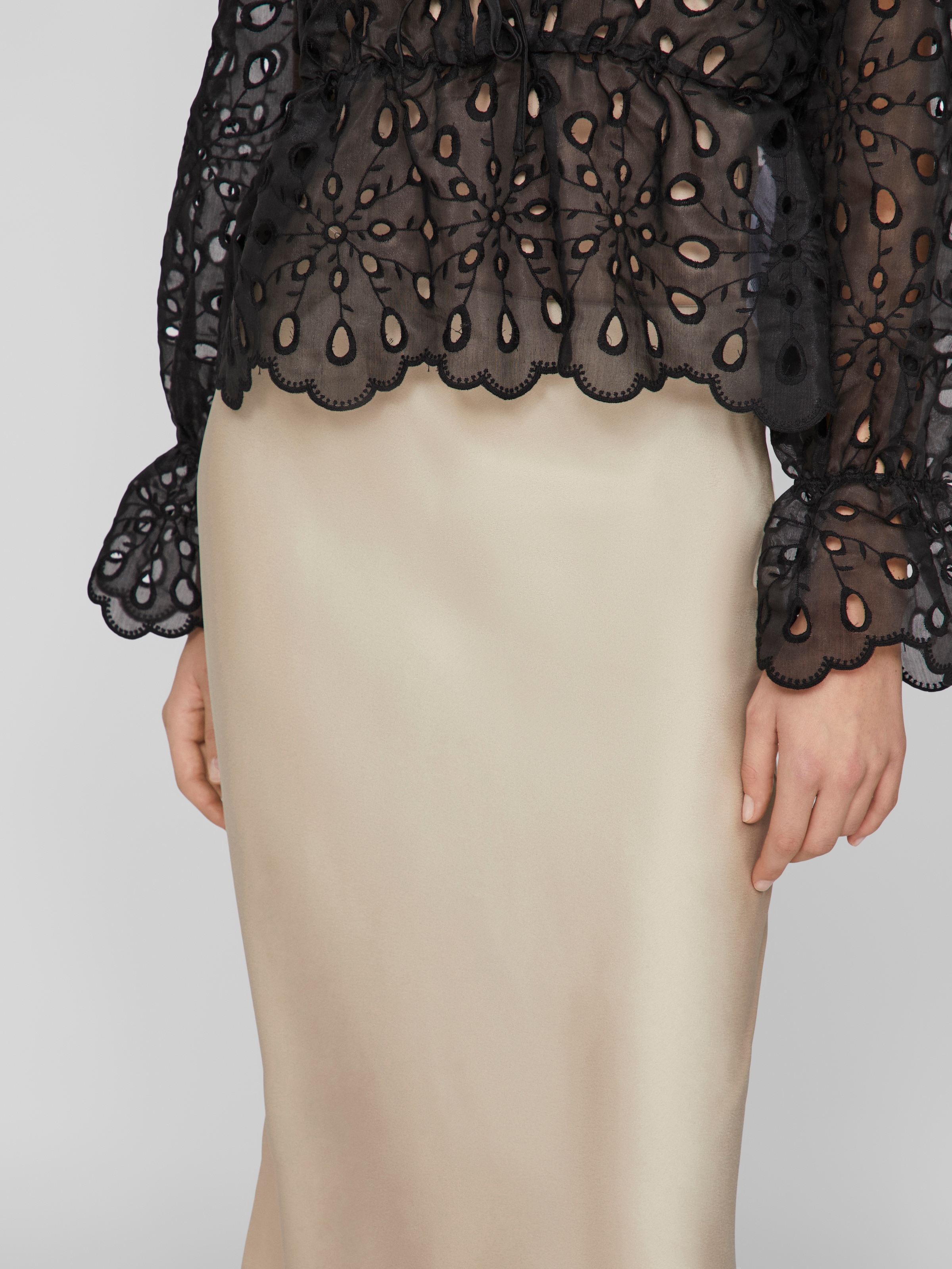 Vila Maxi jupe »VIELLETTE HW LONG SKIRT - NOOS« fibre synthétique