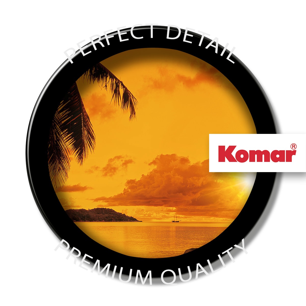 Komar Fototapete »Papier Fototapete - Sunset - Grösse 368 x 254 cm« Motiv | bedruckt glatt