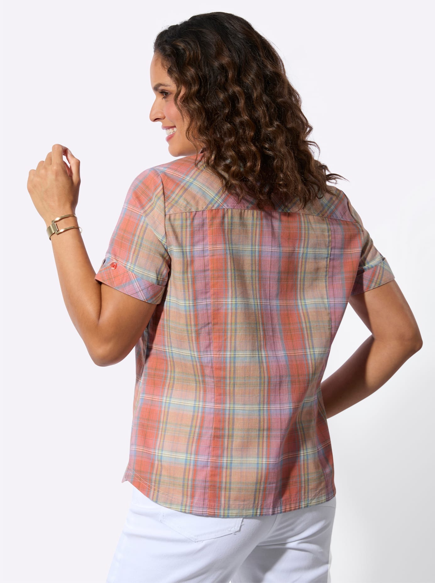 Casual Looks Blouse à carreaux