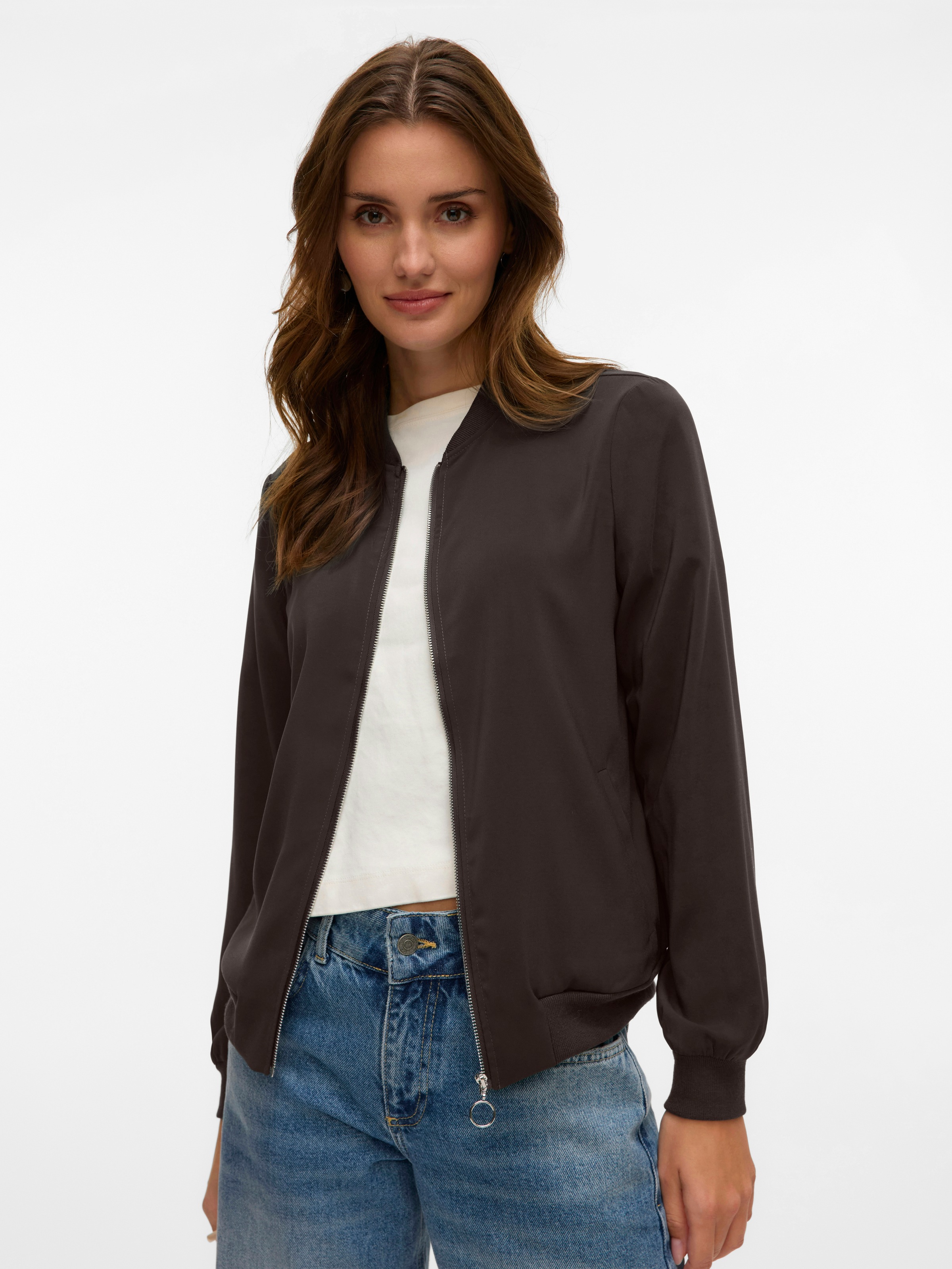 Vero Moda Bomberjacke »VMCOCO L/S BOMBER NOOS« in modisch kurzer Form, mit Stretch
