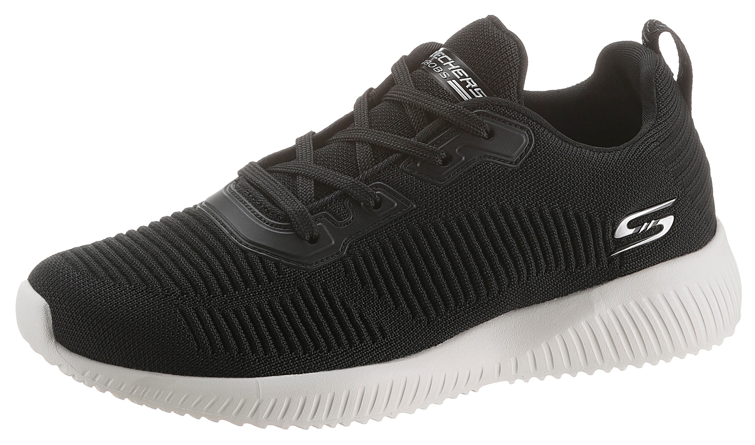 Skech knit skechers on sale schwarz