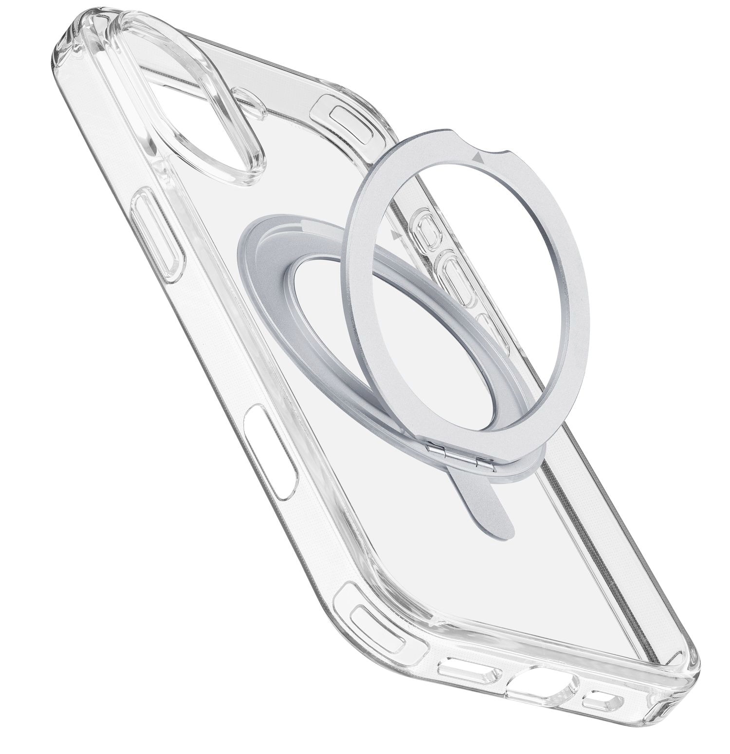 Cellularline Handyhülle »SPIN MAG MagSafe Case für Apple iPhone 16«, Backcover, Schutzhülle, Handyschutzhülle, Case, Schutzcase, stossfest